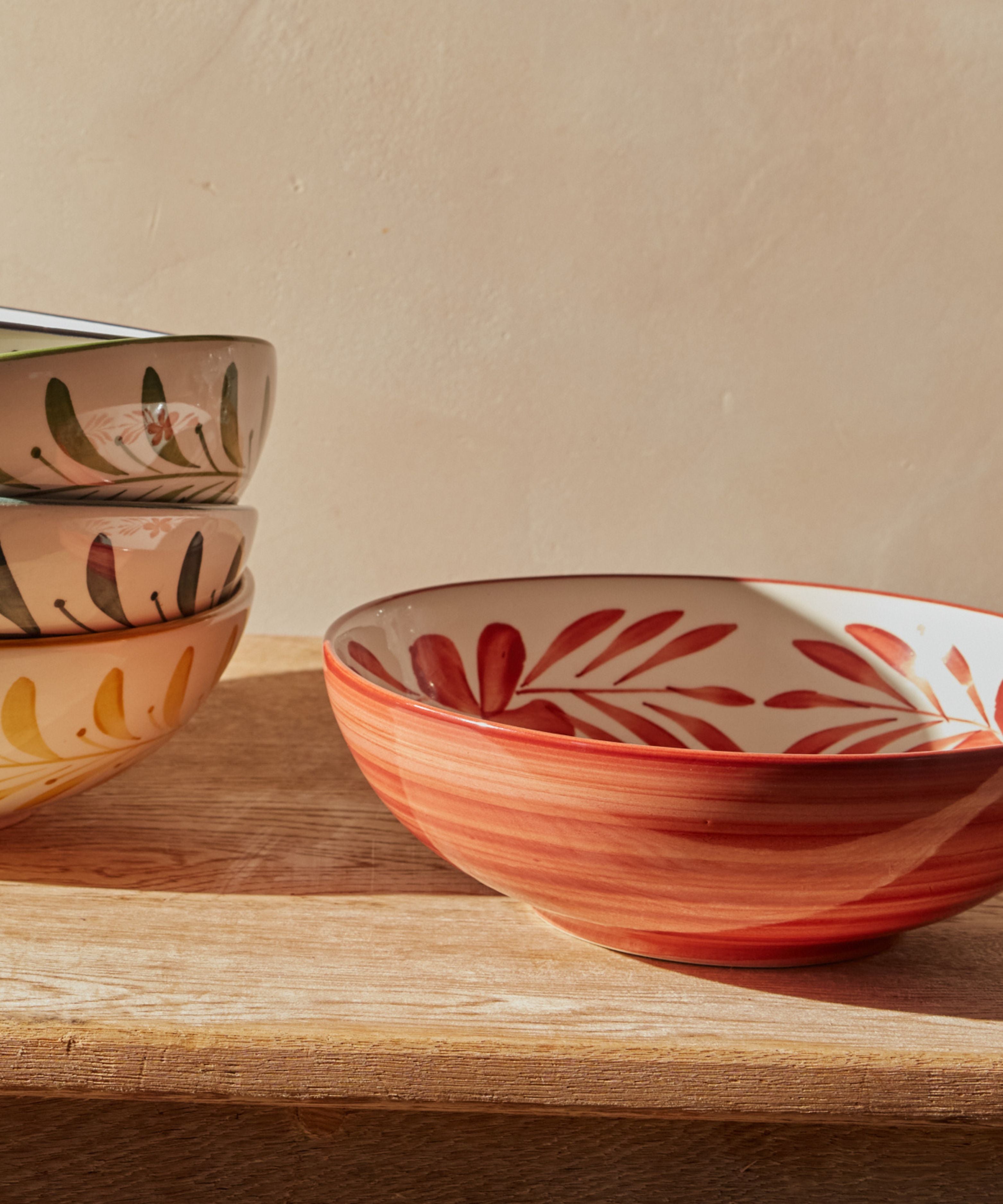 Flor Salad Bowl | Rust Red