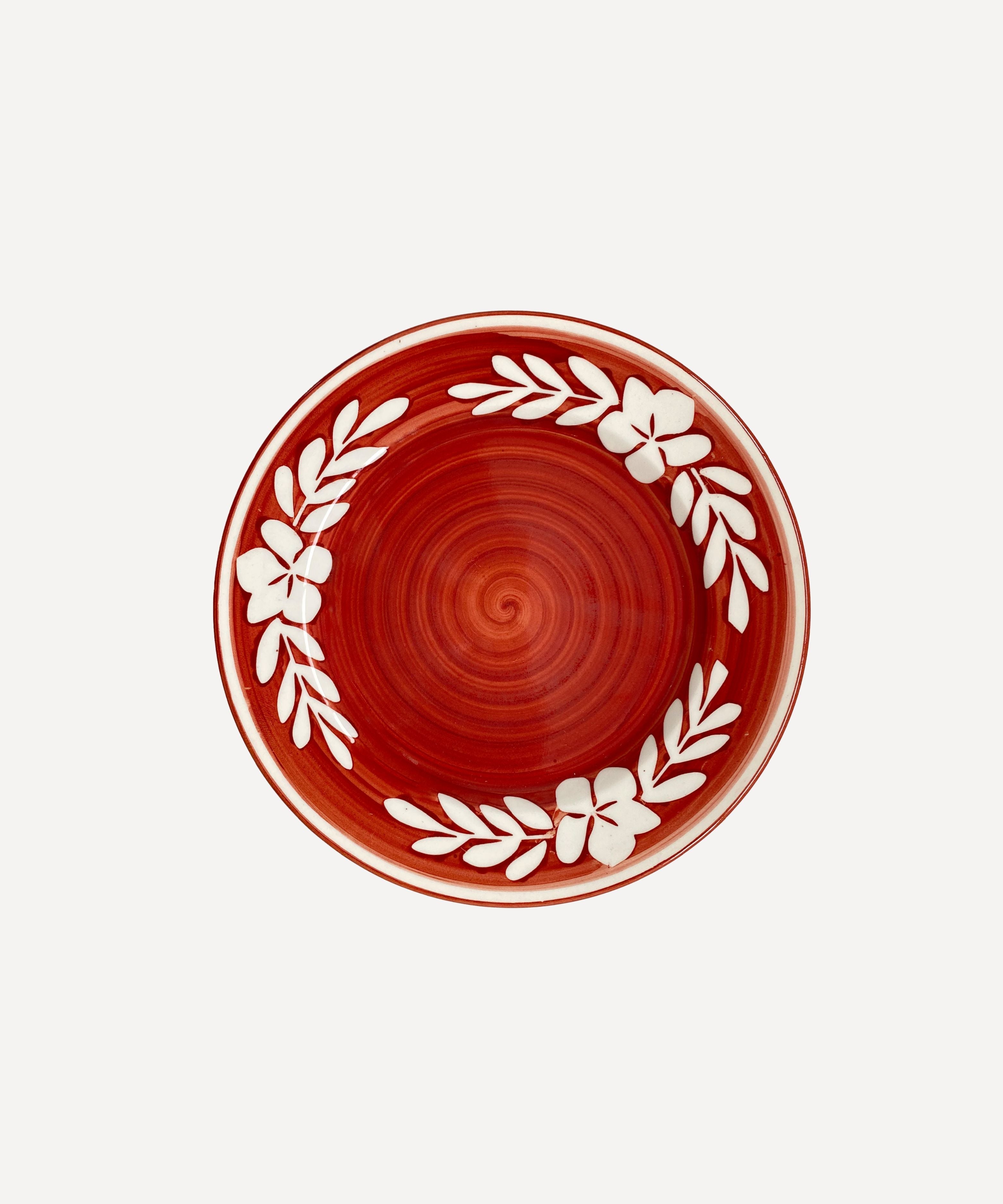 Flor Side Plate | Rust Red