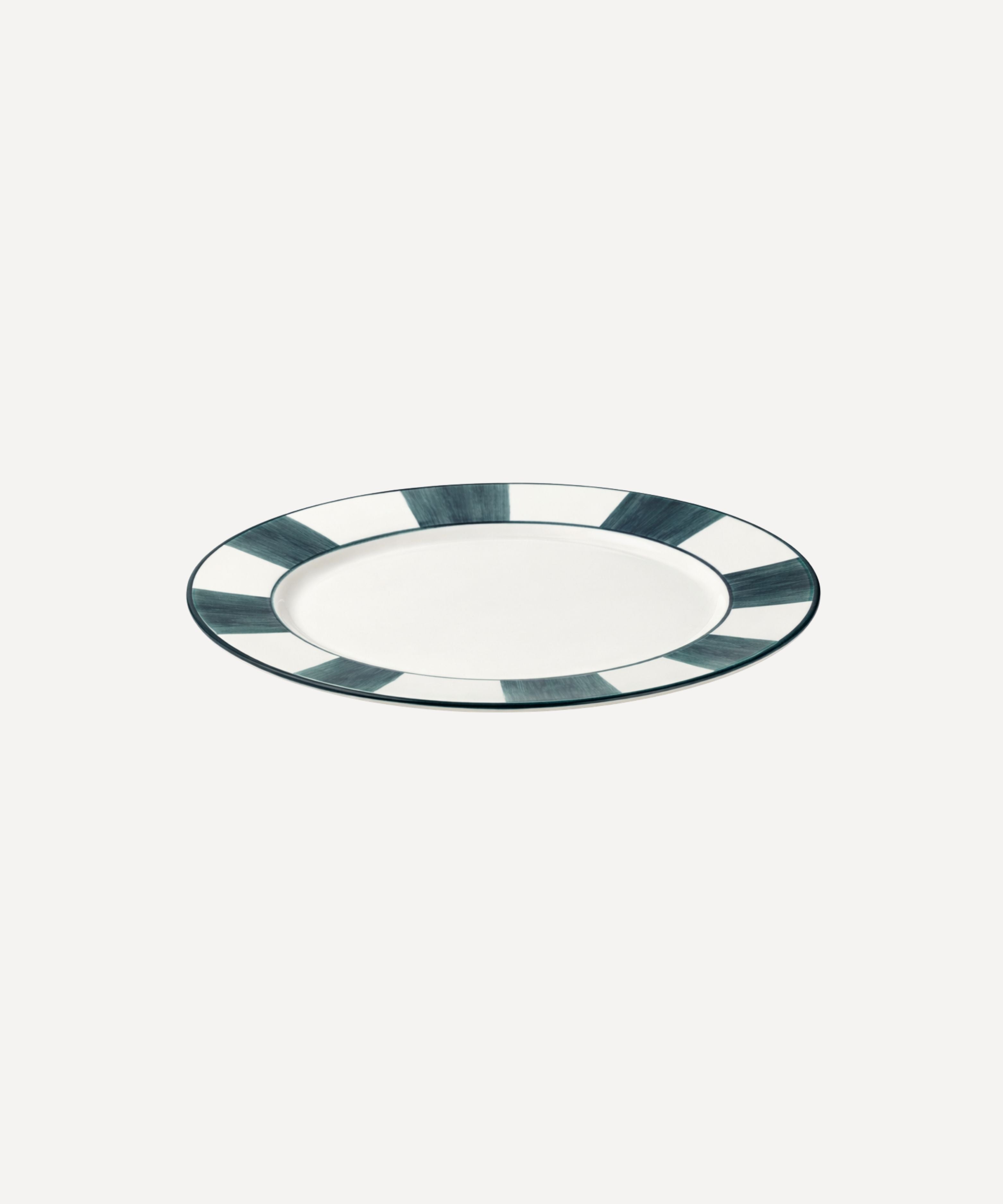 Dinner Plate - Franjas - Teal