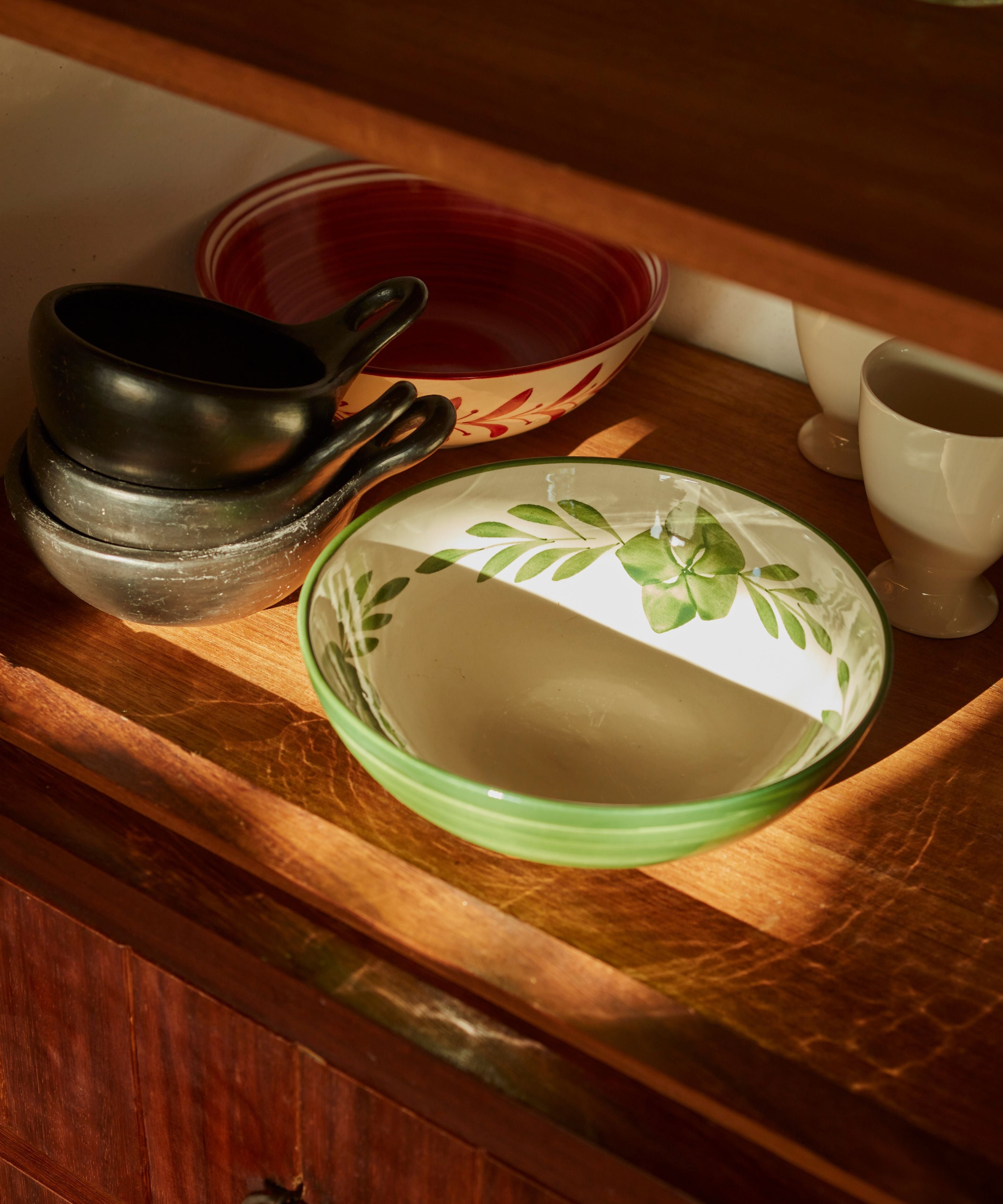 Helecho Salad Bowl, Rust Red