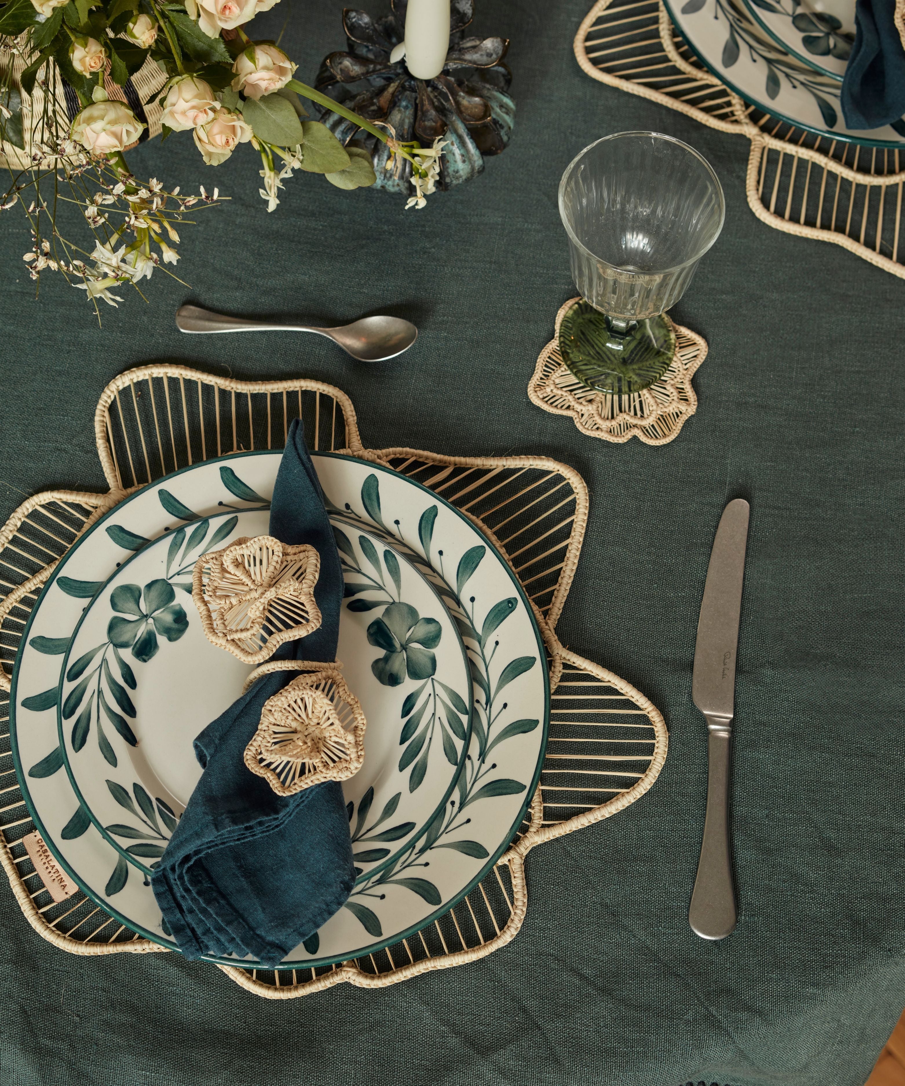 Dinner Plate - Helecho - Teal
