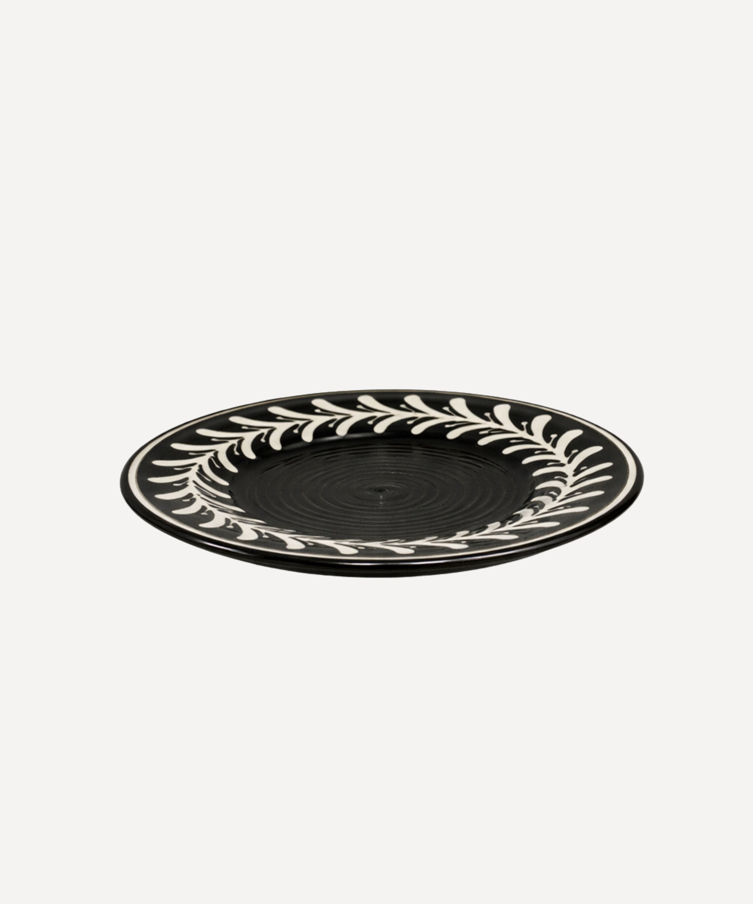 Side Plate - Dark Helecho - Jet Black
