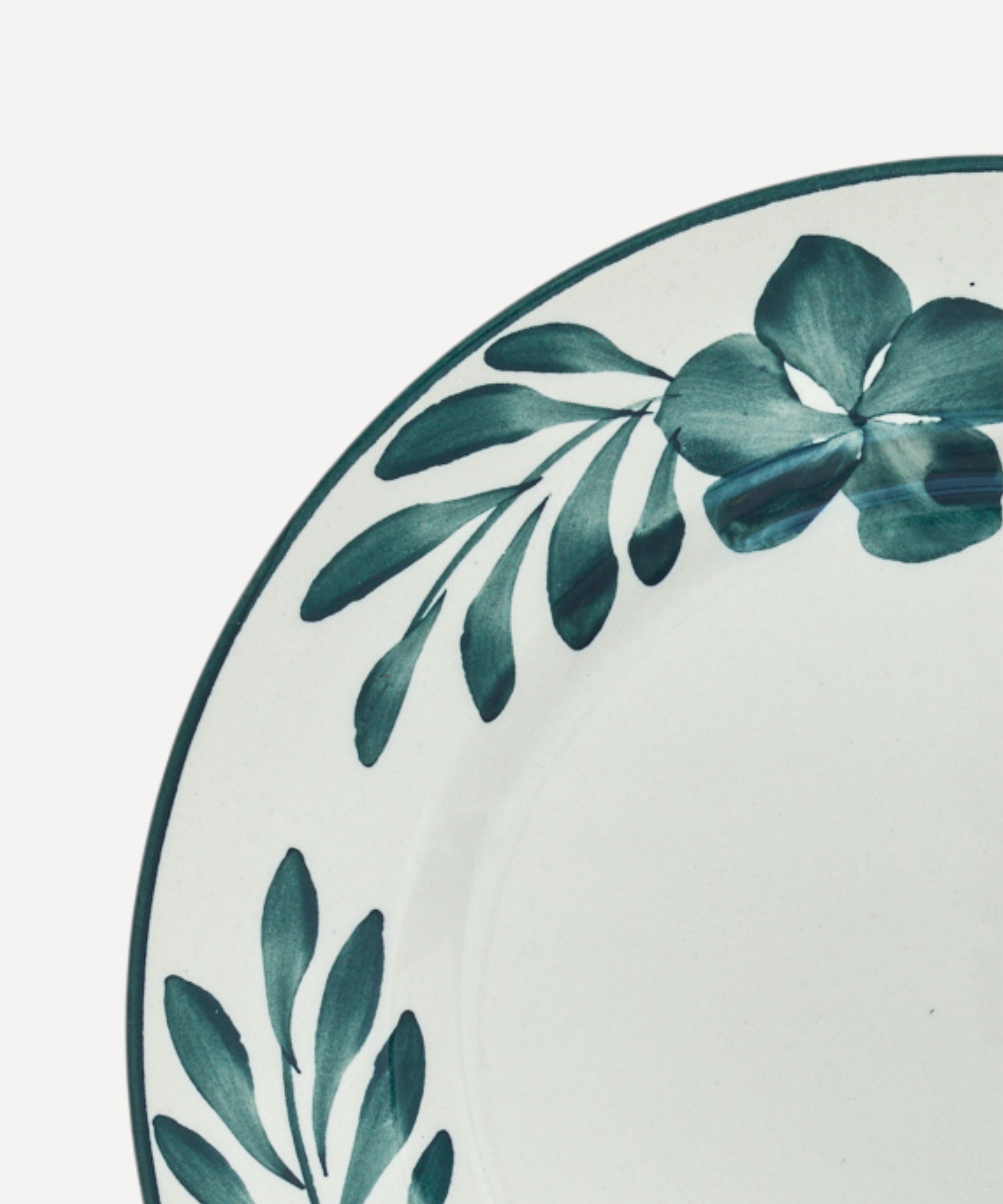 Flor Side Plate, Teal