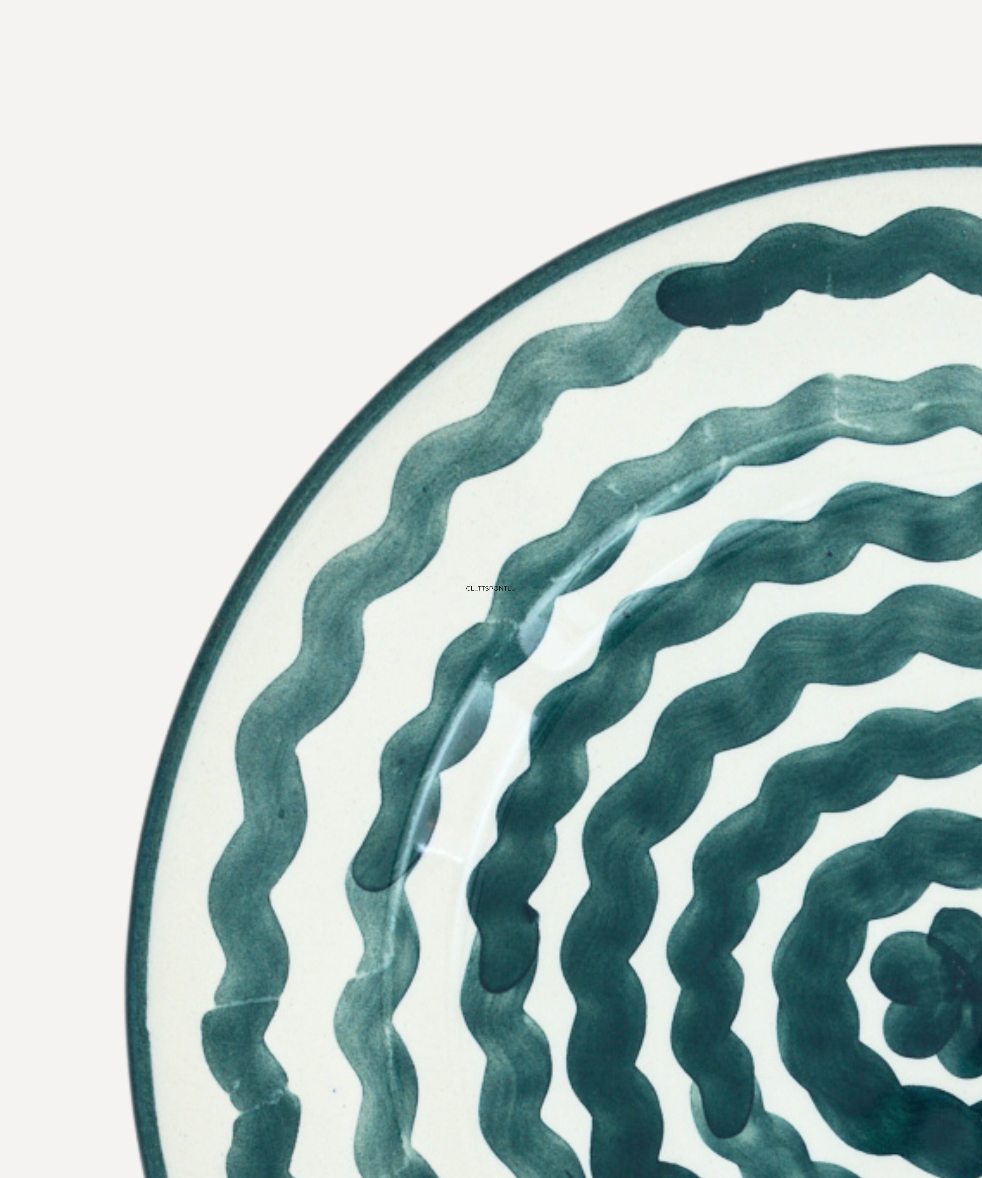 Side Plate - Ondas - Teal