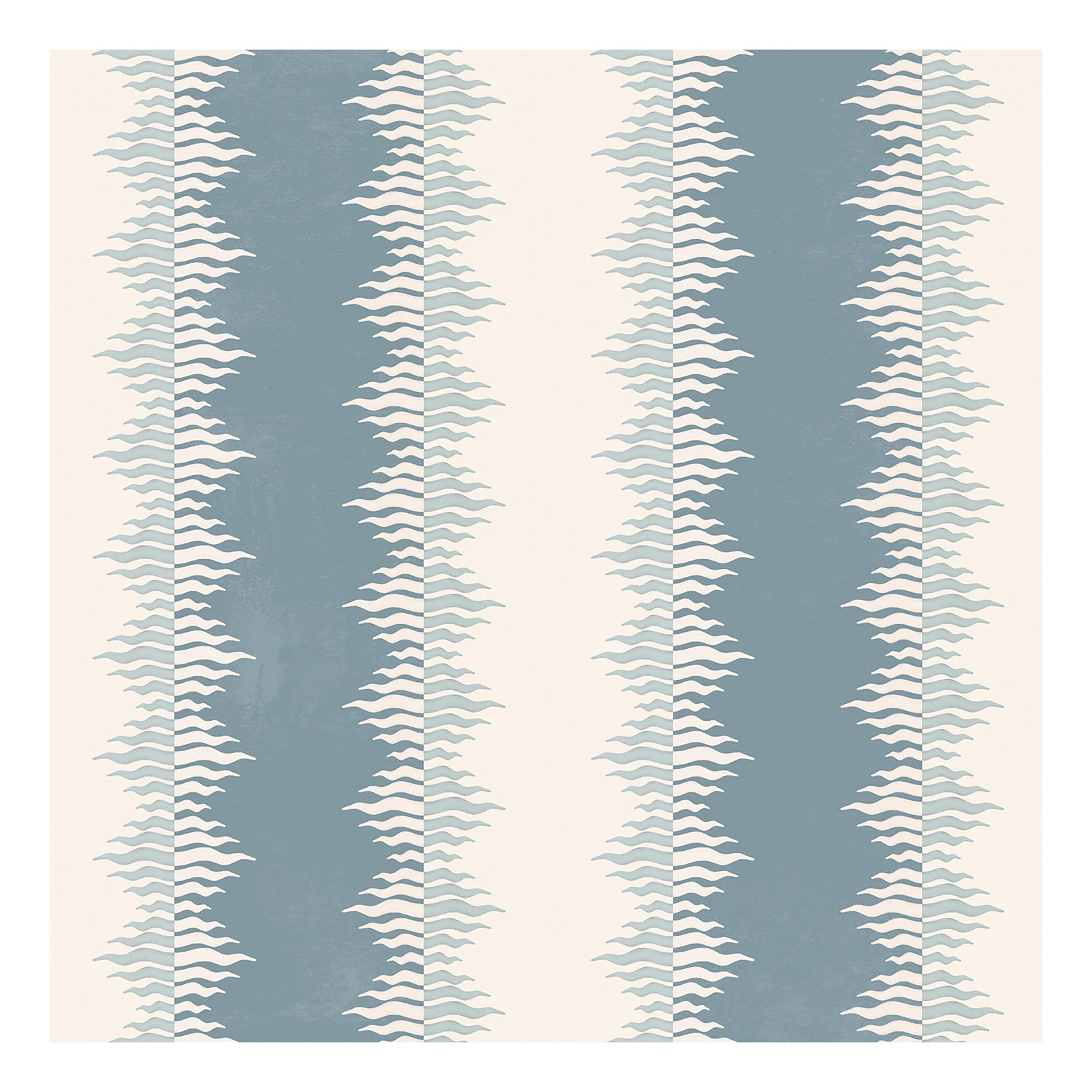 Crimped Stripe Wallpaper | Stone Blue