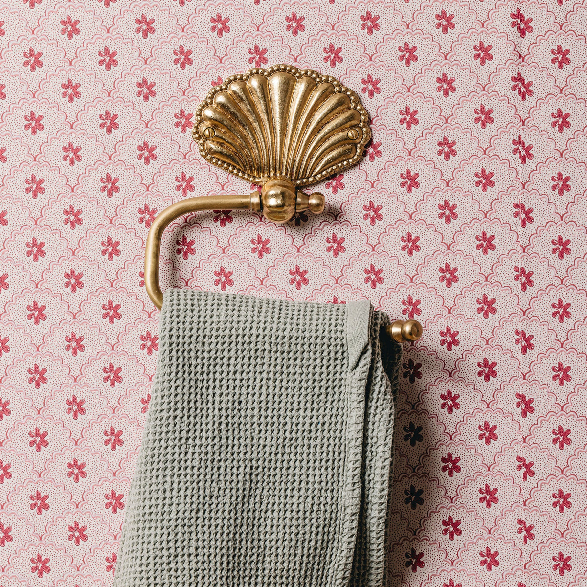 Cara Brass Toilet Roll Holder