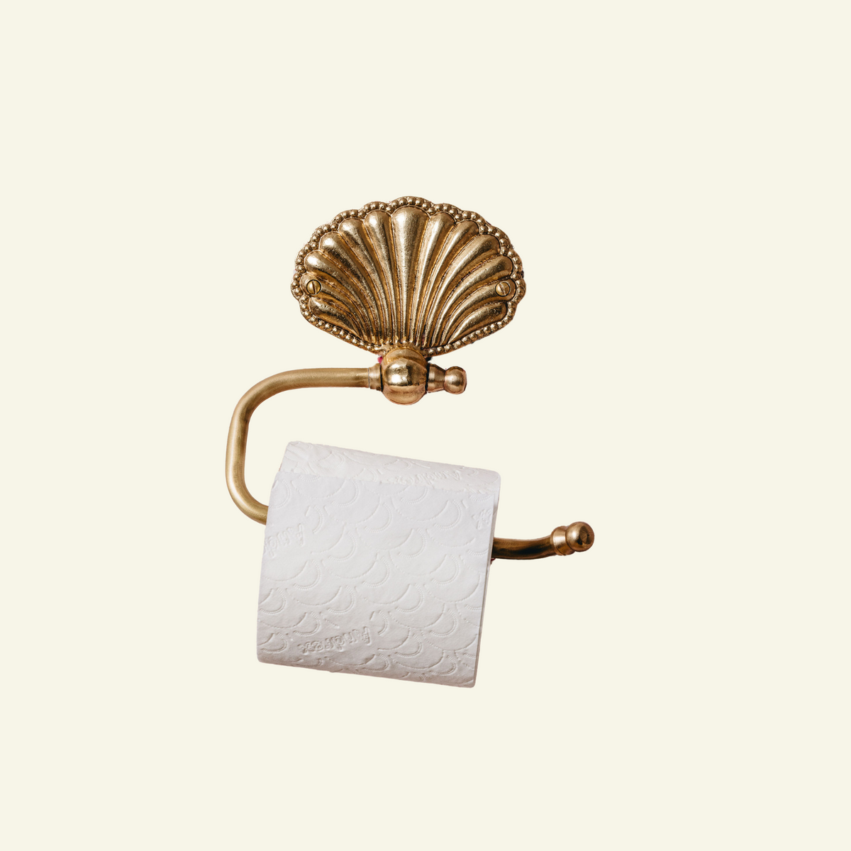 Cara Brass Toilet Roll Holder
