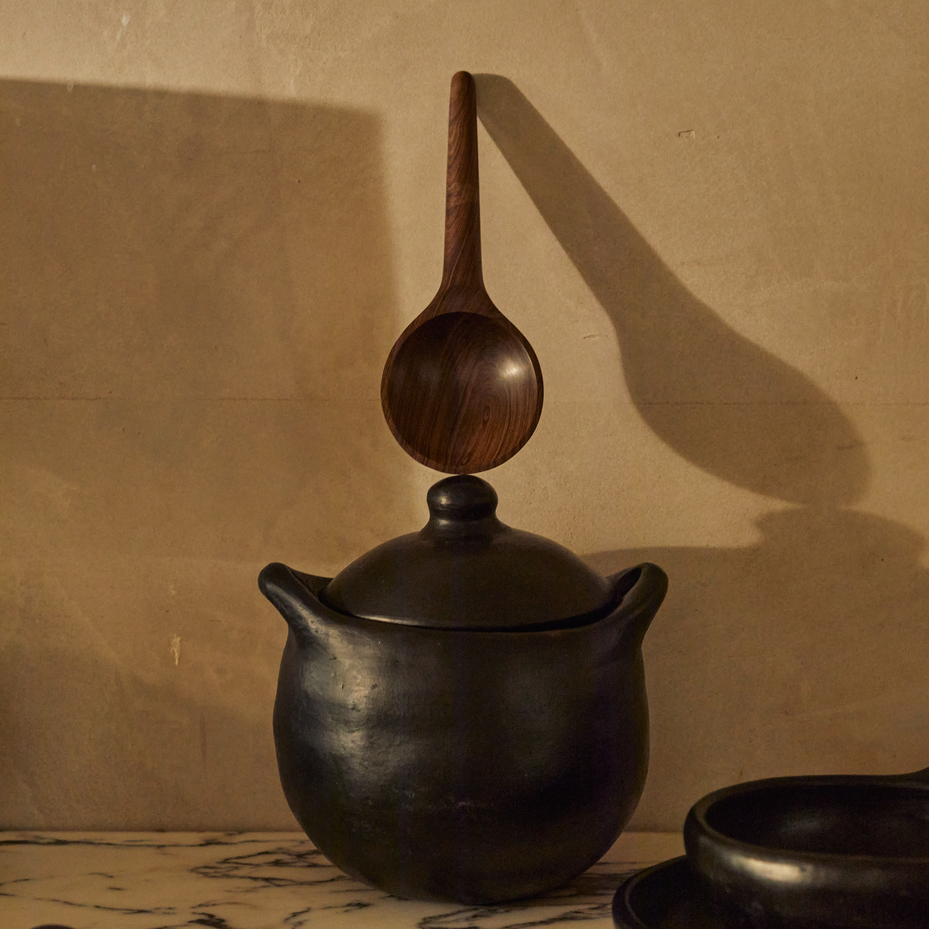 Chamba Black Clay Cocotte