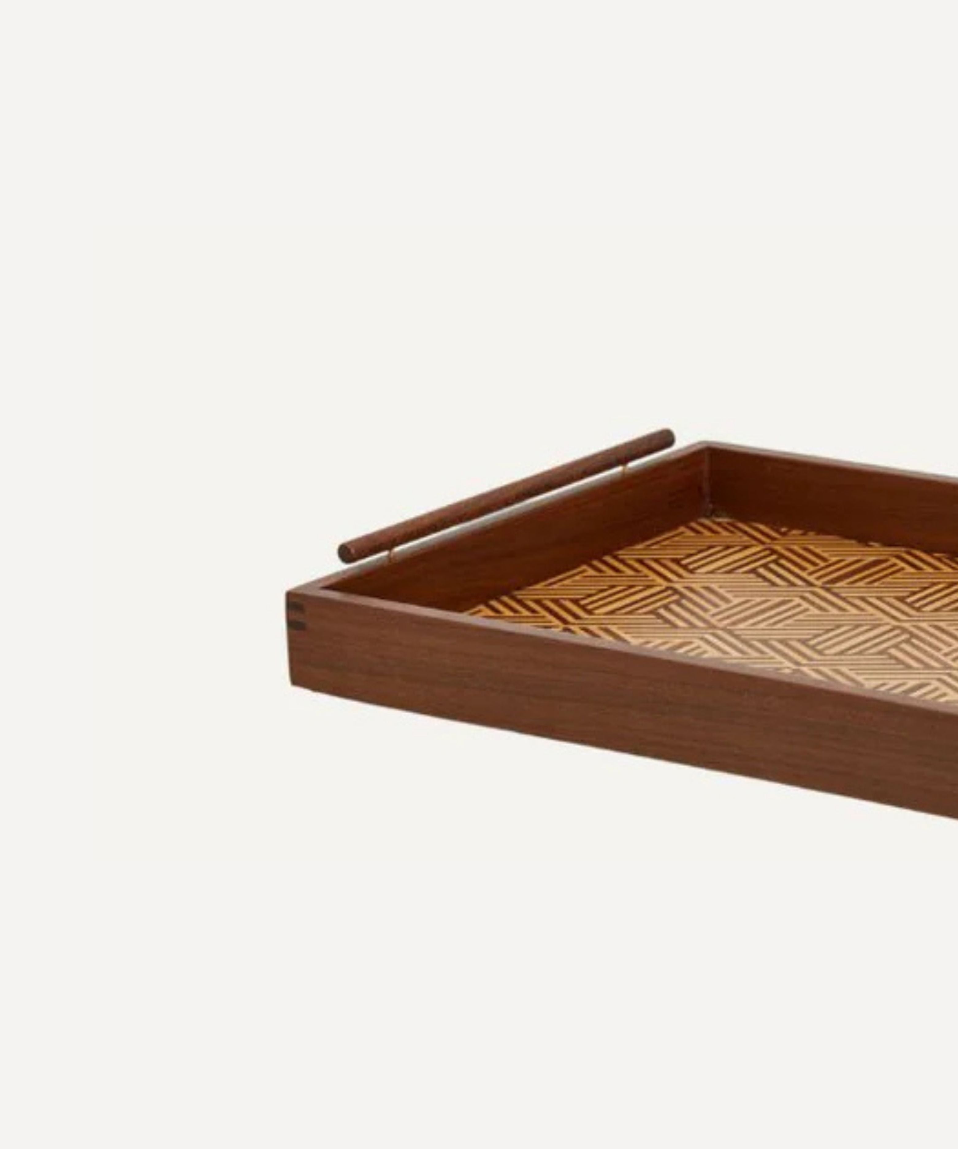 Lara Marquetry Tray | Small