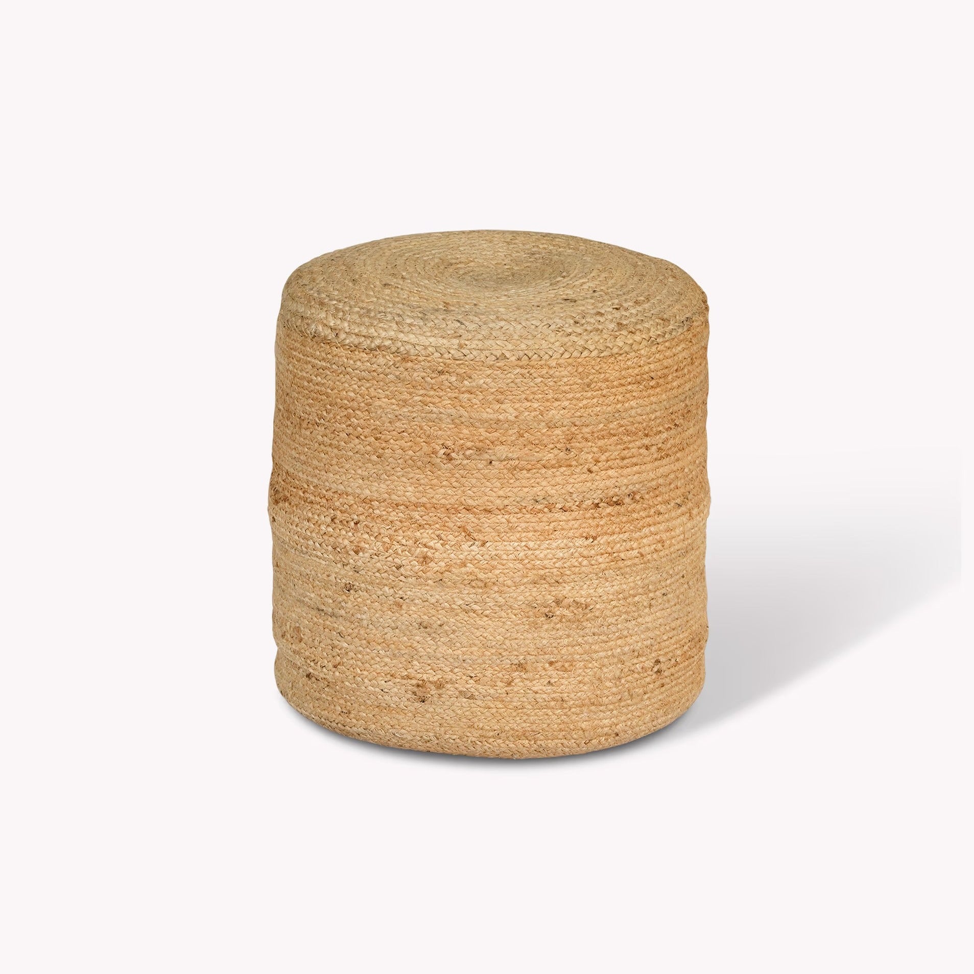 Cerney Jute Round Stool Natural