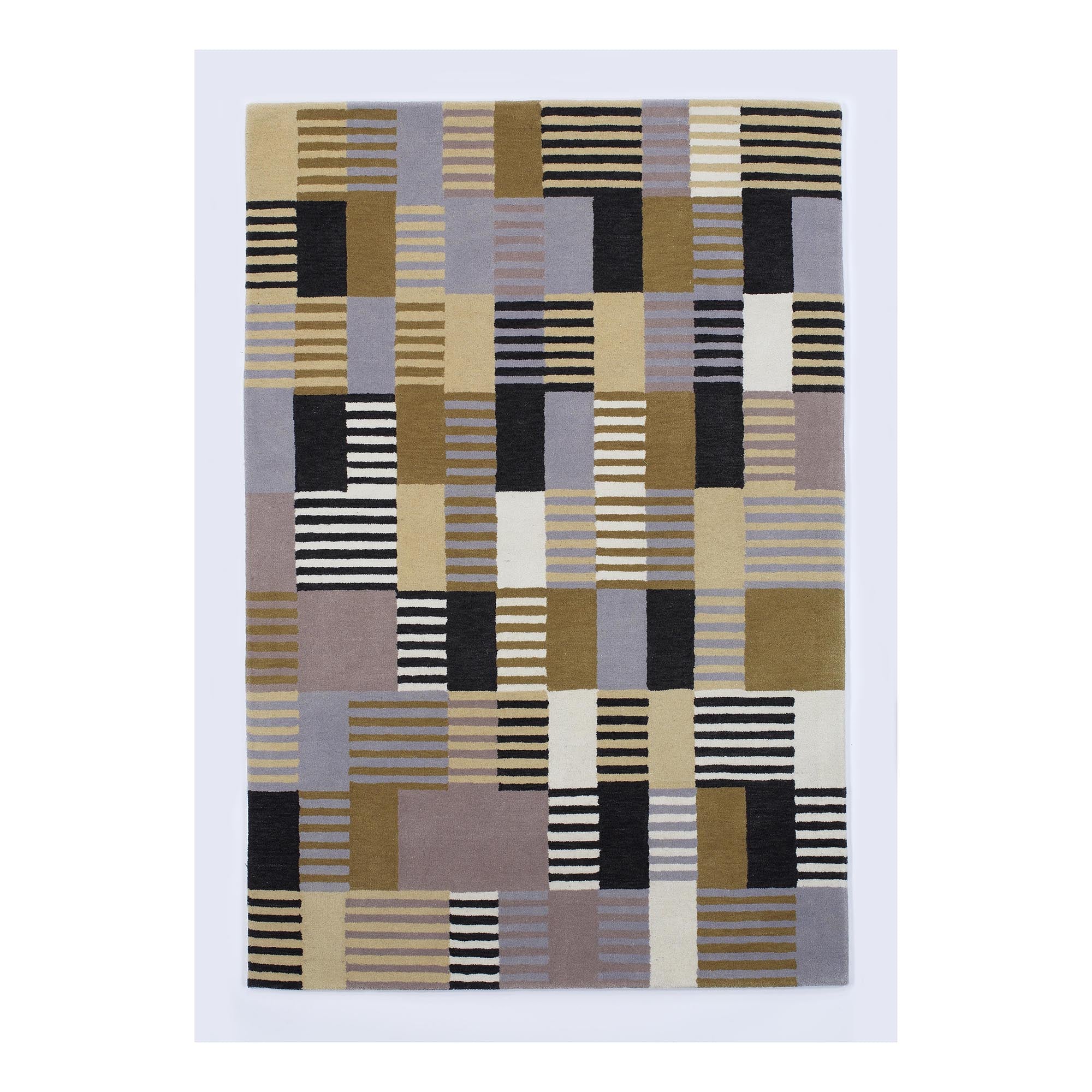 Design for Wallhanging Handtufted Wool Rug | Designed by Anni Albers