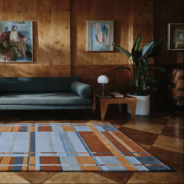 Plate 184 Handtufted Wool Rug | Designed by Gunta Stolzl