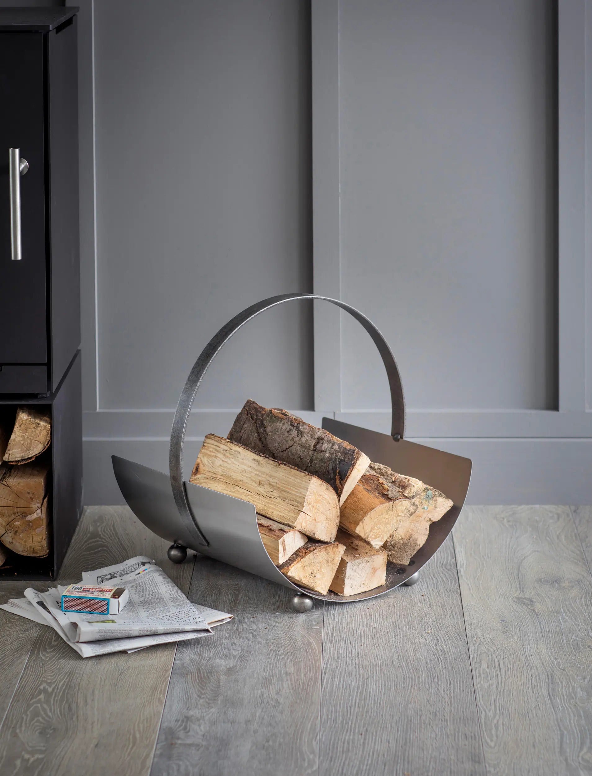 Classic Lodge Round Log Carrier Small