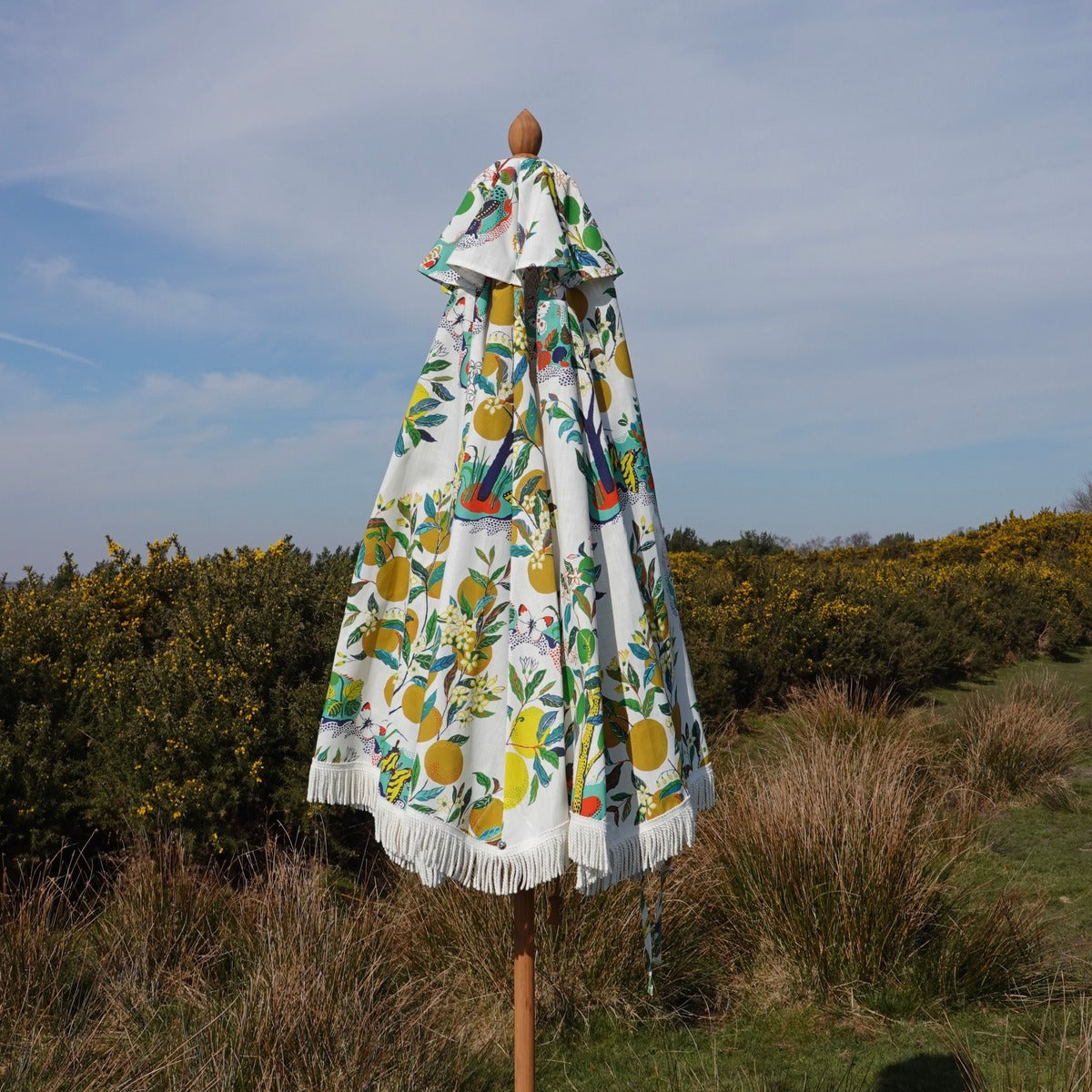 Josef Frank Citrus Garden Fringed Parasol