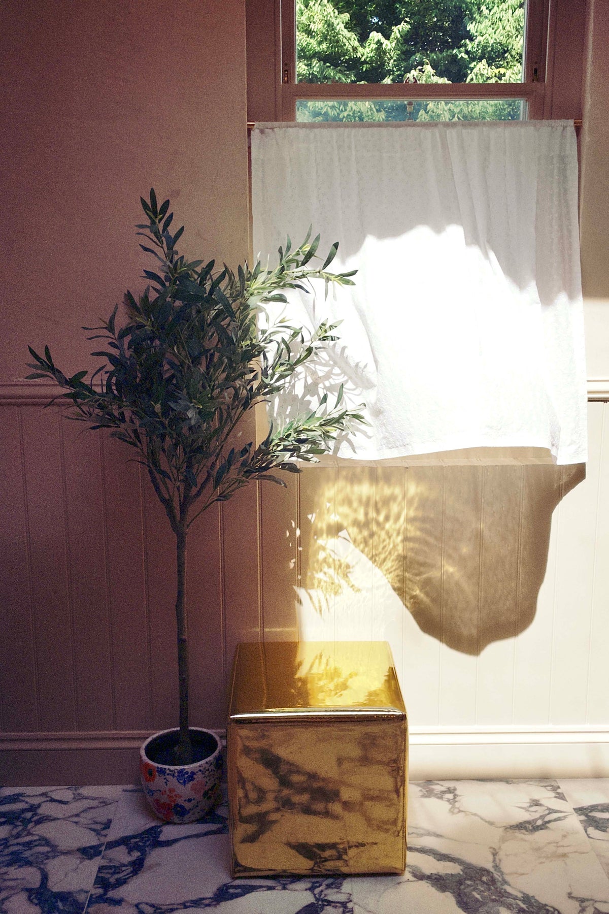 DISCO Footstool, Gold