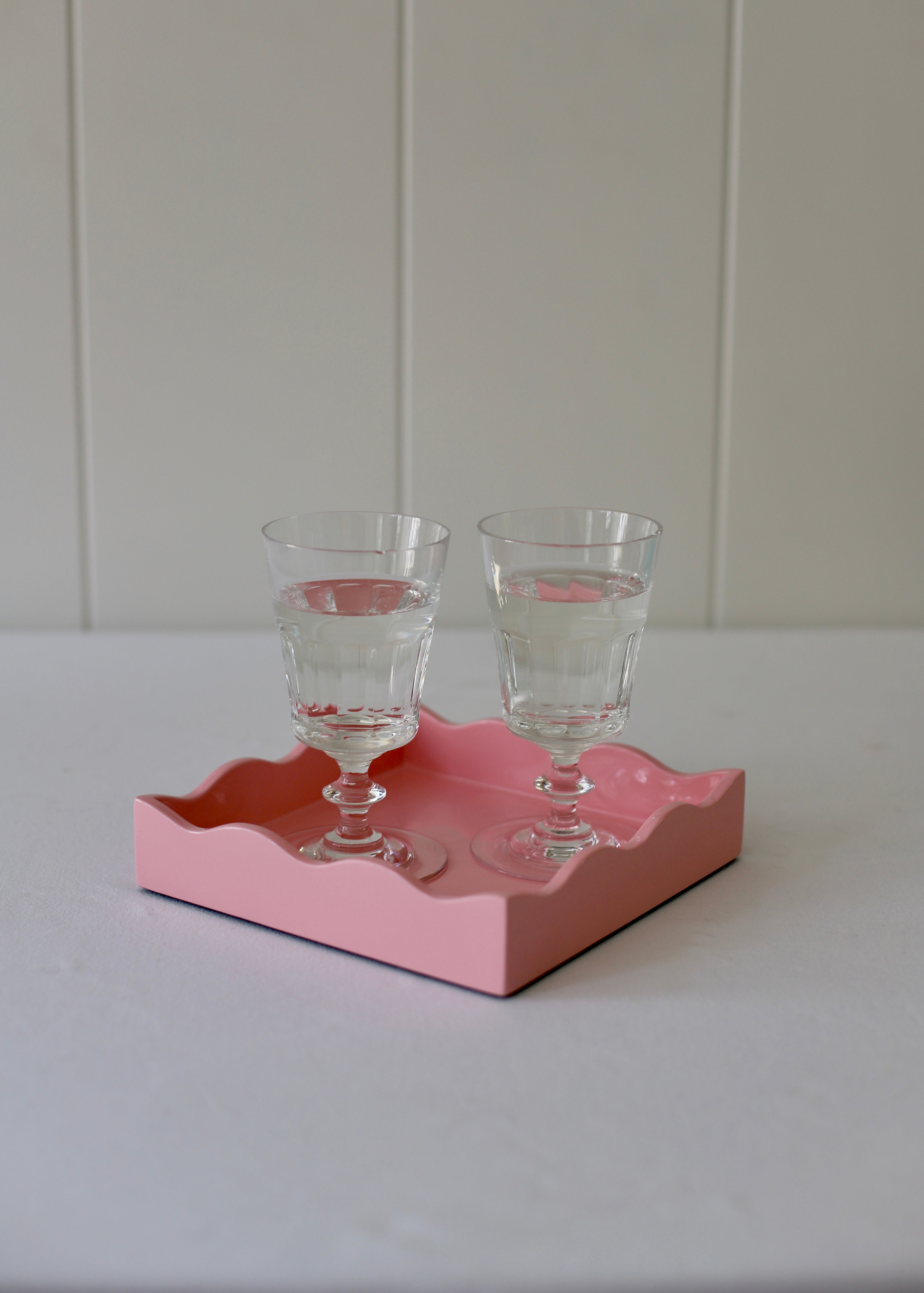 Square Allegra Tray in Pink