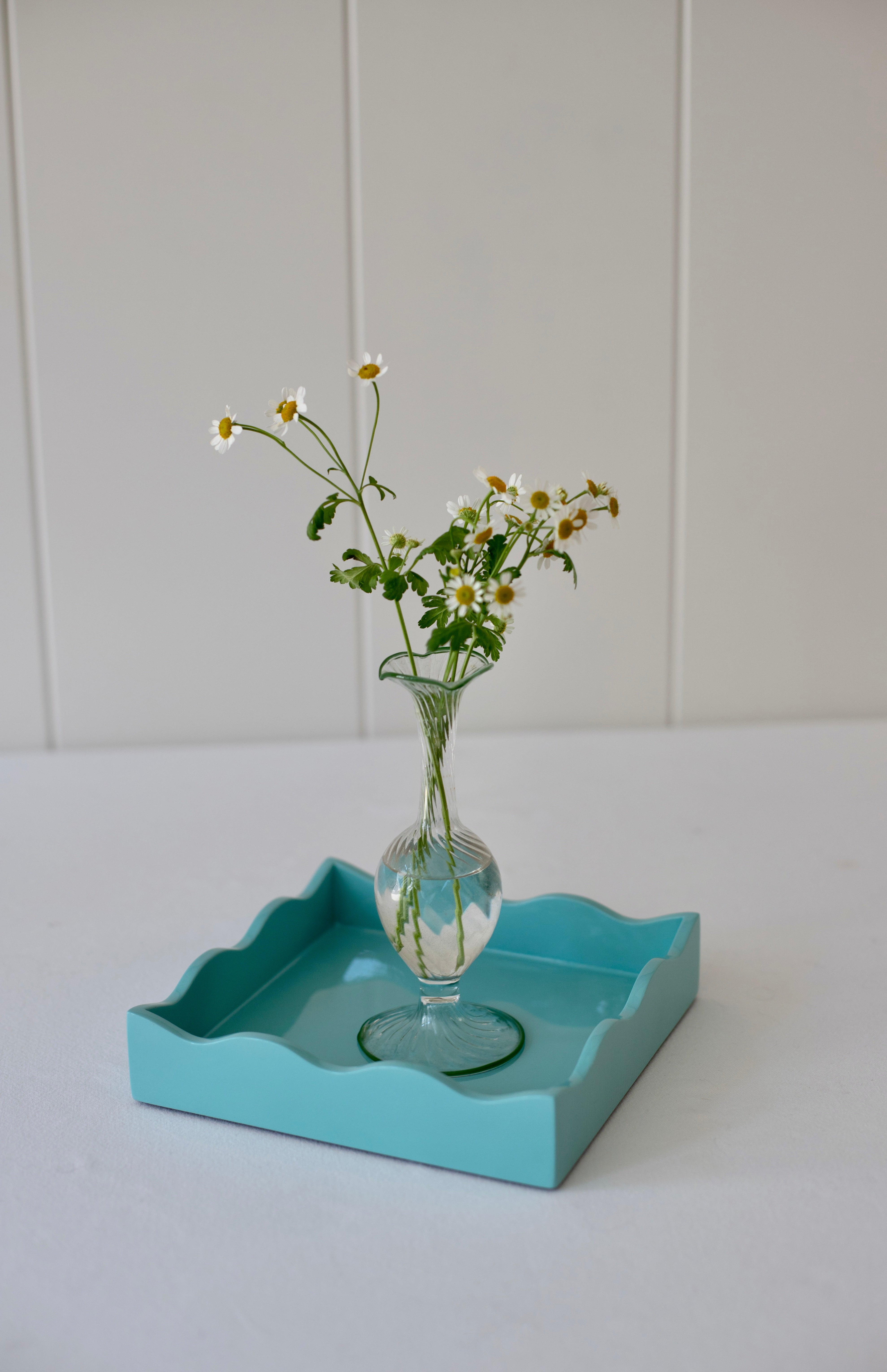 Square Allegra Tray in Blue