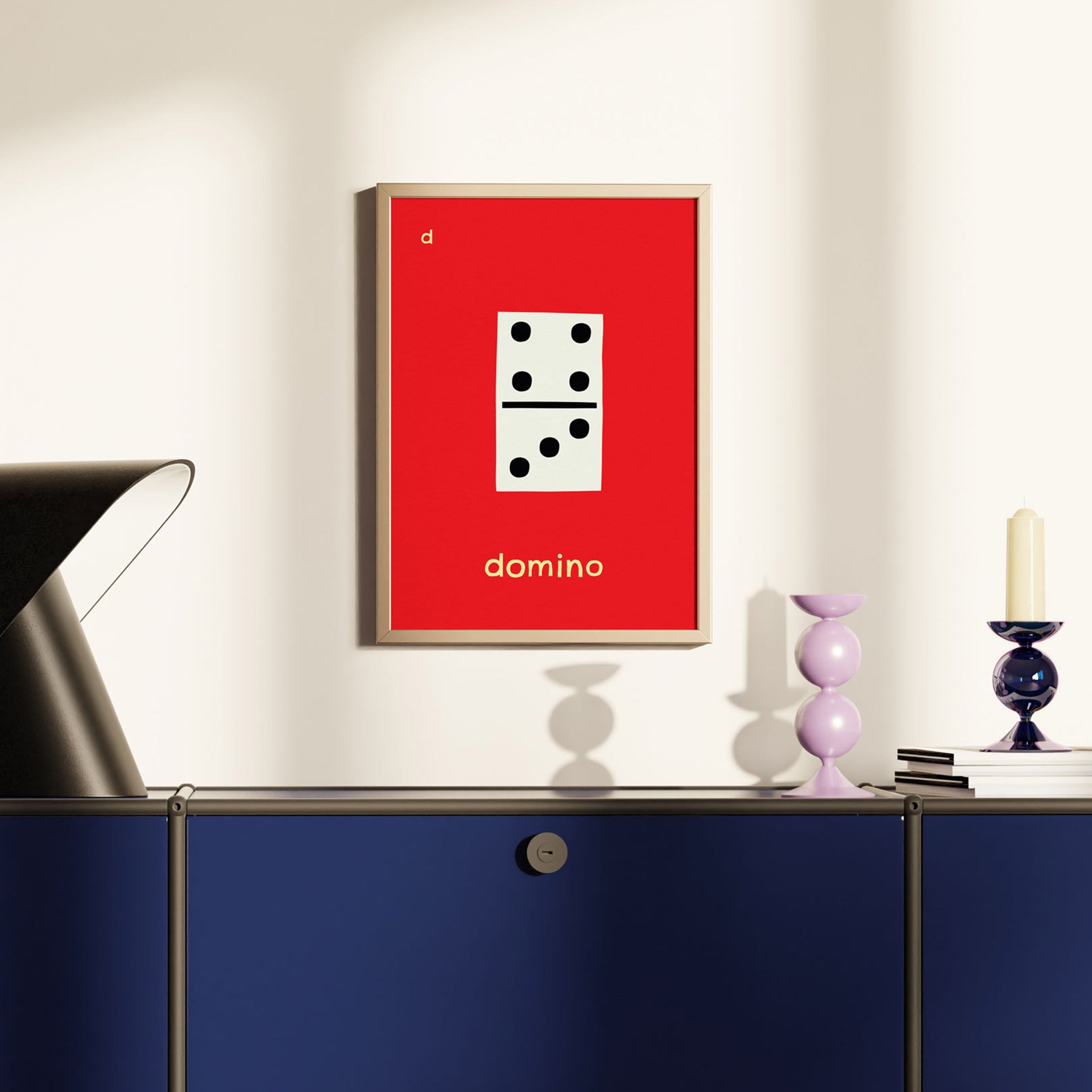 D for Domino | Giclée Fine Art Print