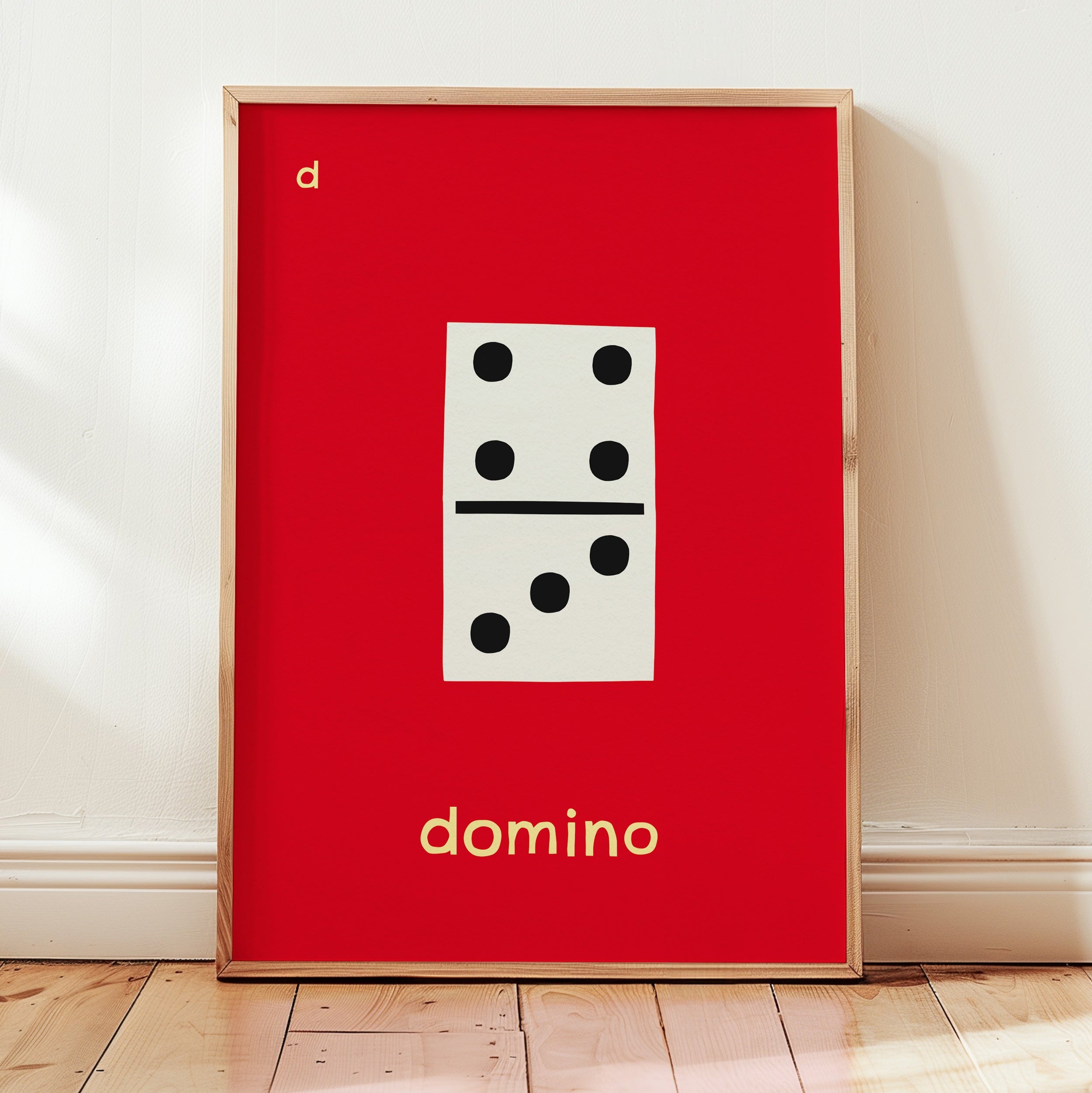 D for Domino | Giclée Fine Art Print