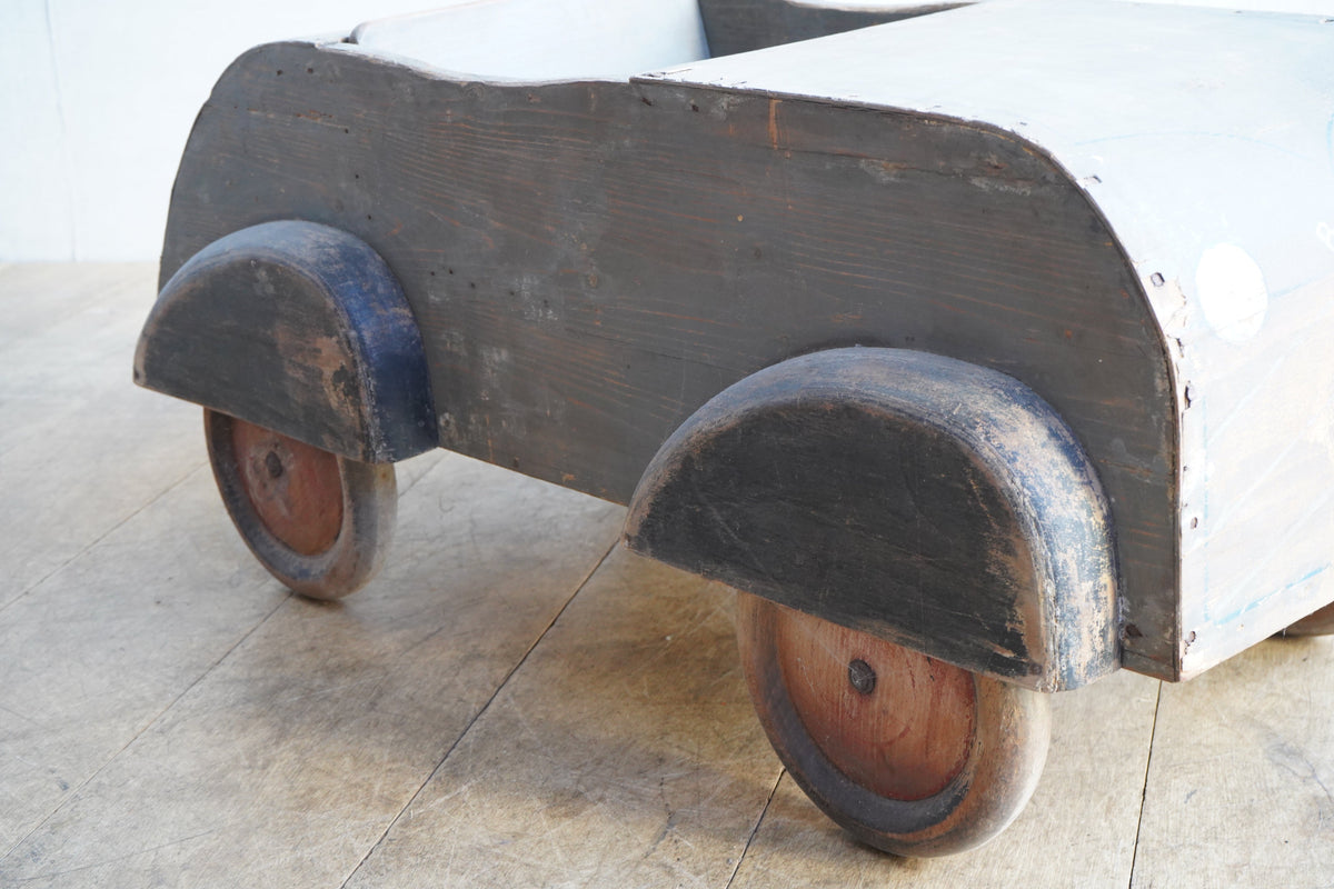BMW wooden car