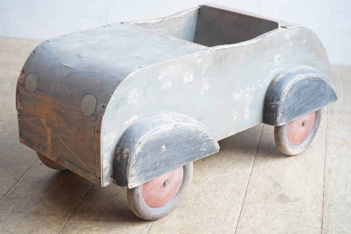 BMW wooden car