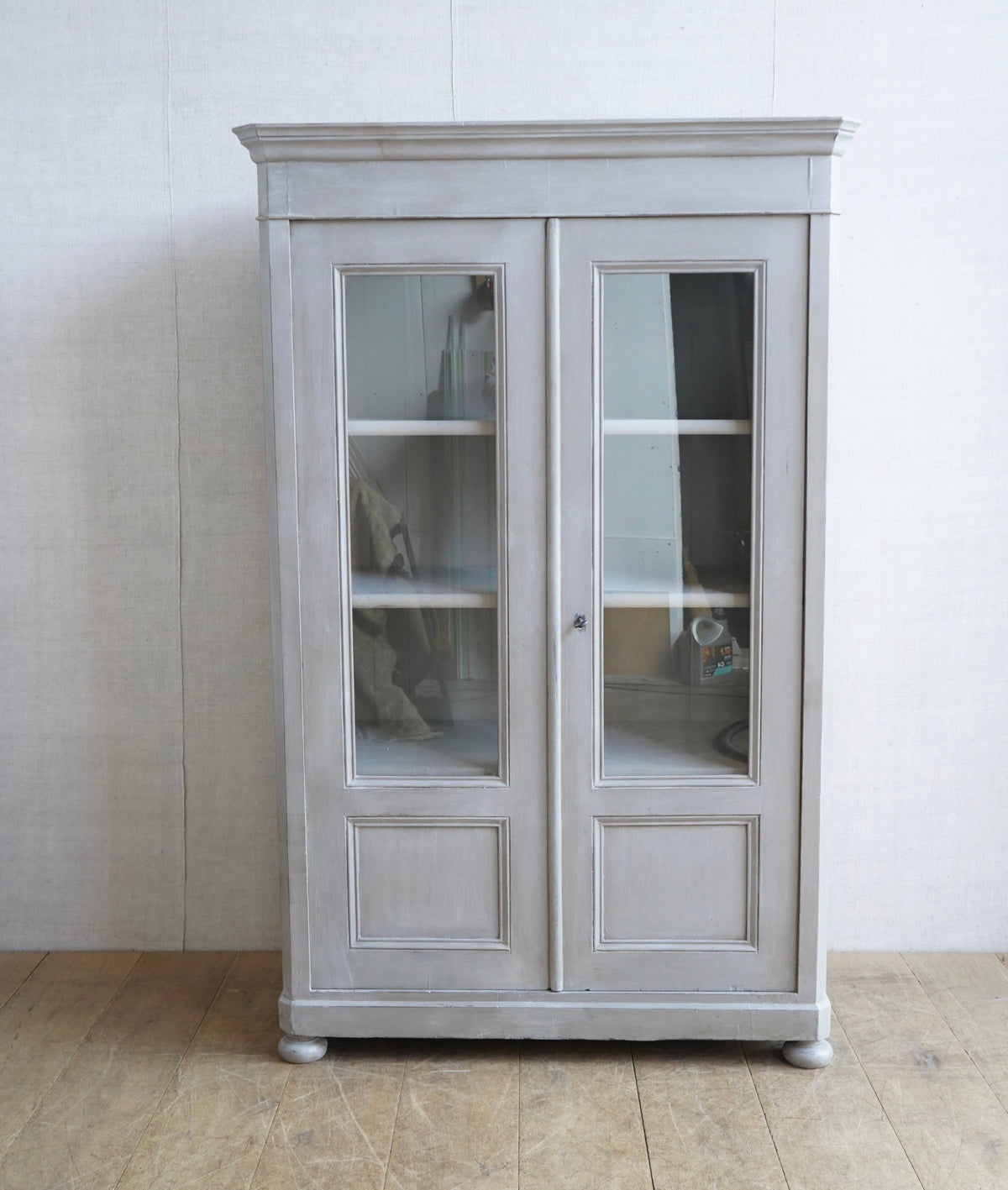 French 19c Glazed Cabinet