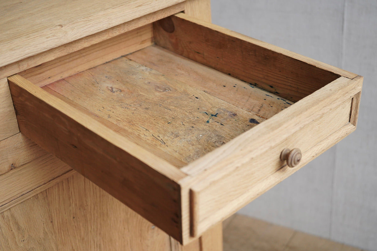 French Stripped Oak Cabinet