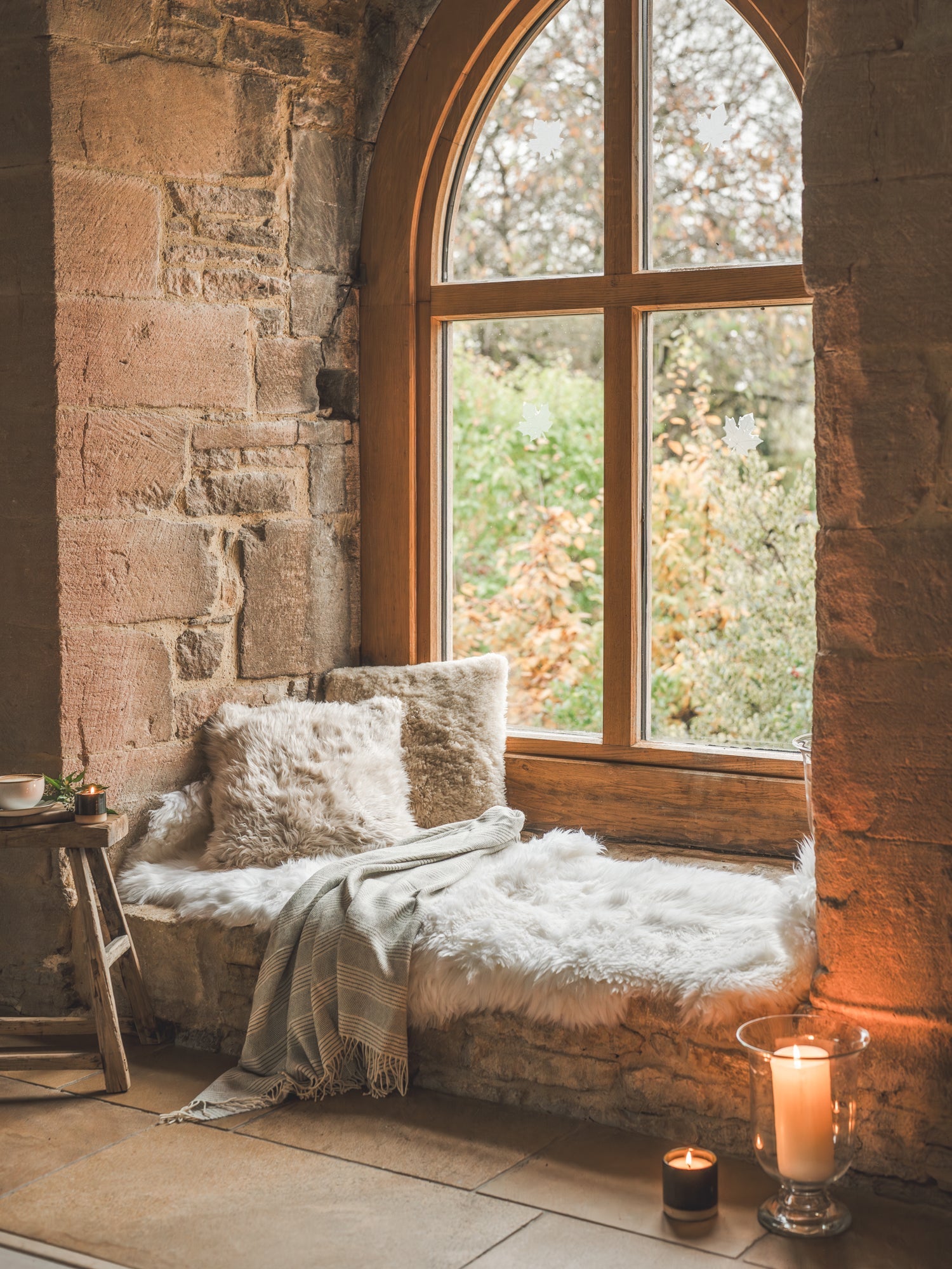 Double Sheepskin Rug - Ivory