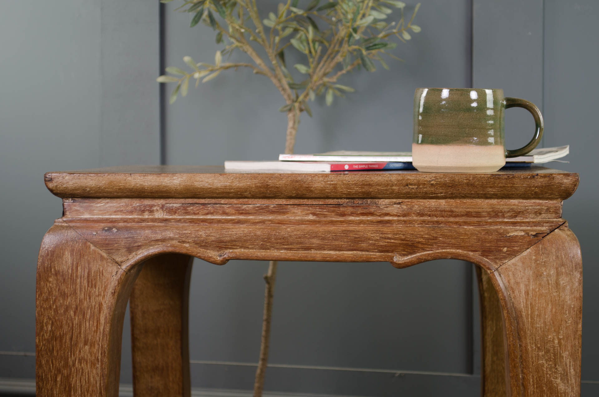 Chinese hardwood side table