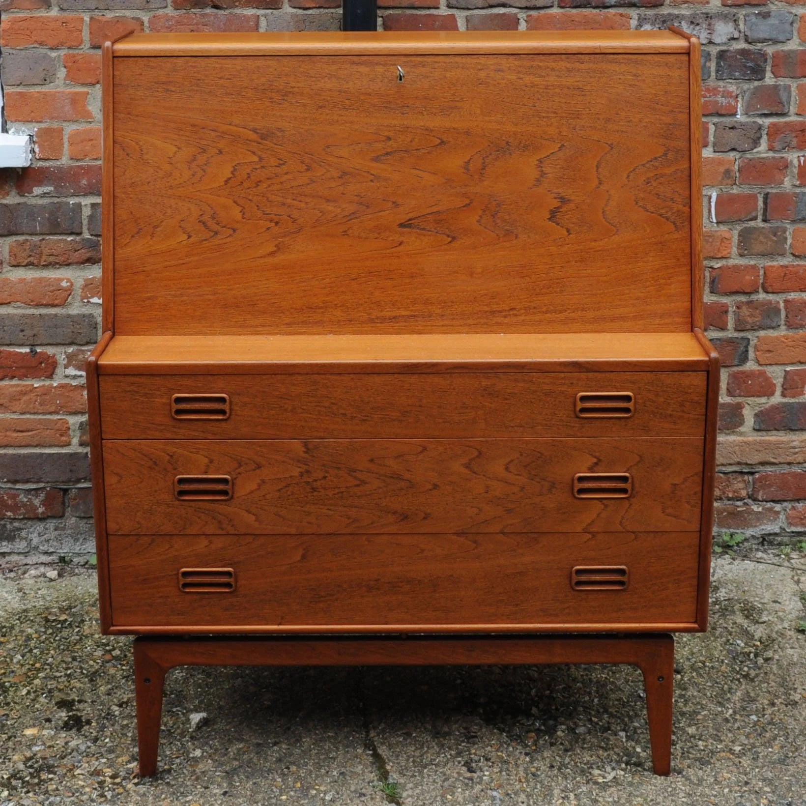 Vintage Danish Bureau/ Desk by Arne Hovmand Olsen for Mogens Kold, 1960s
