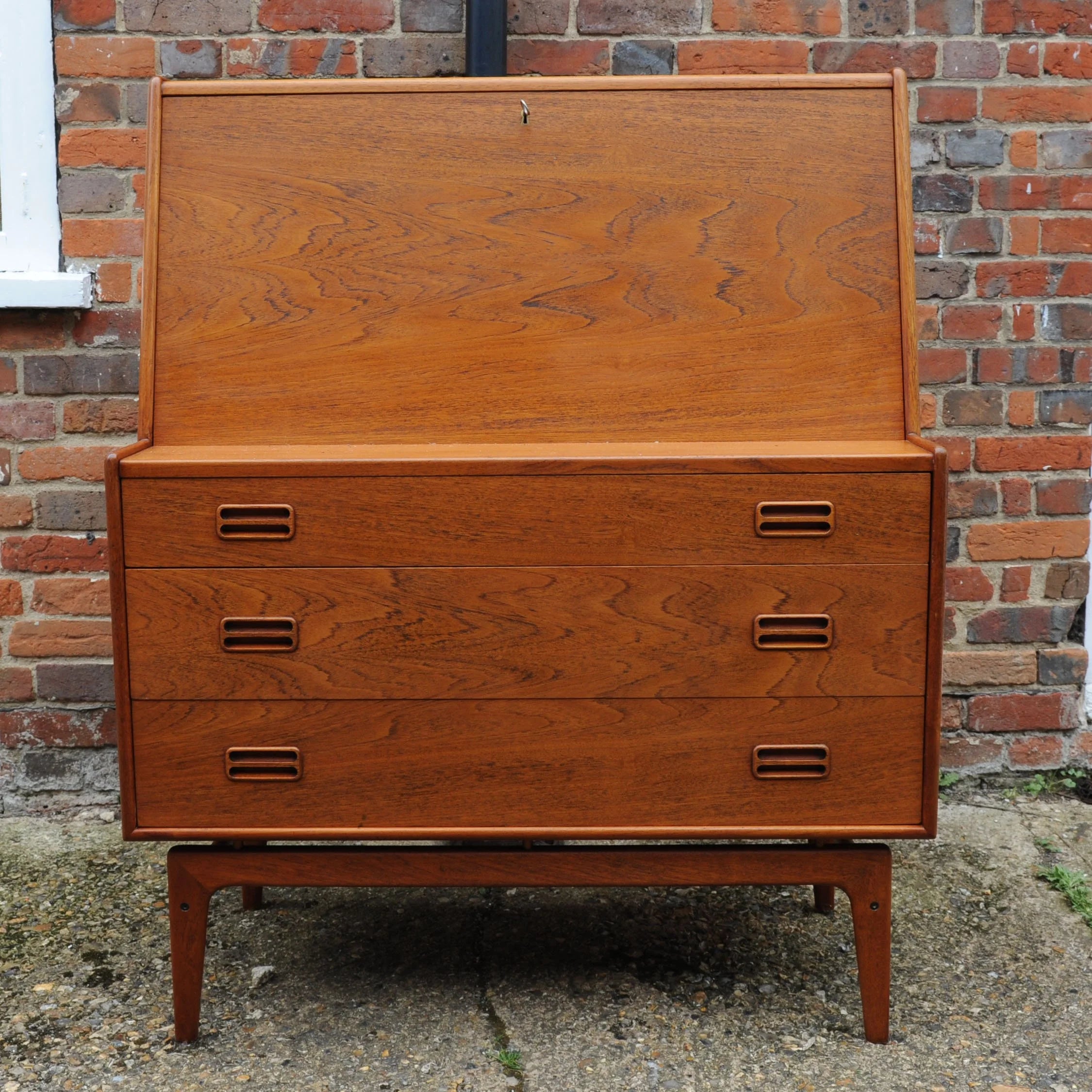 Vintage Danish Bureau/ Desk by Arne Hovmand Olsen for Mogens Kold, 1960s