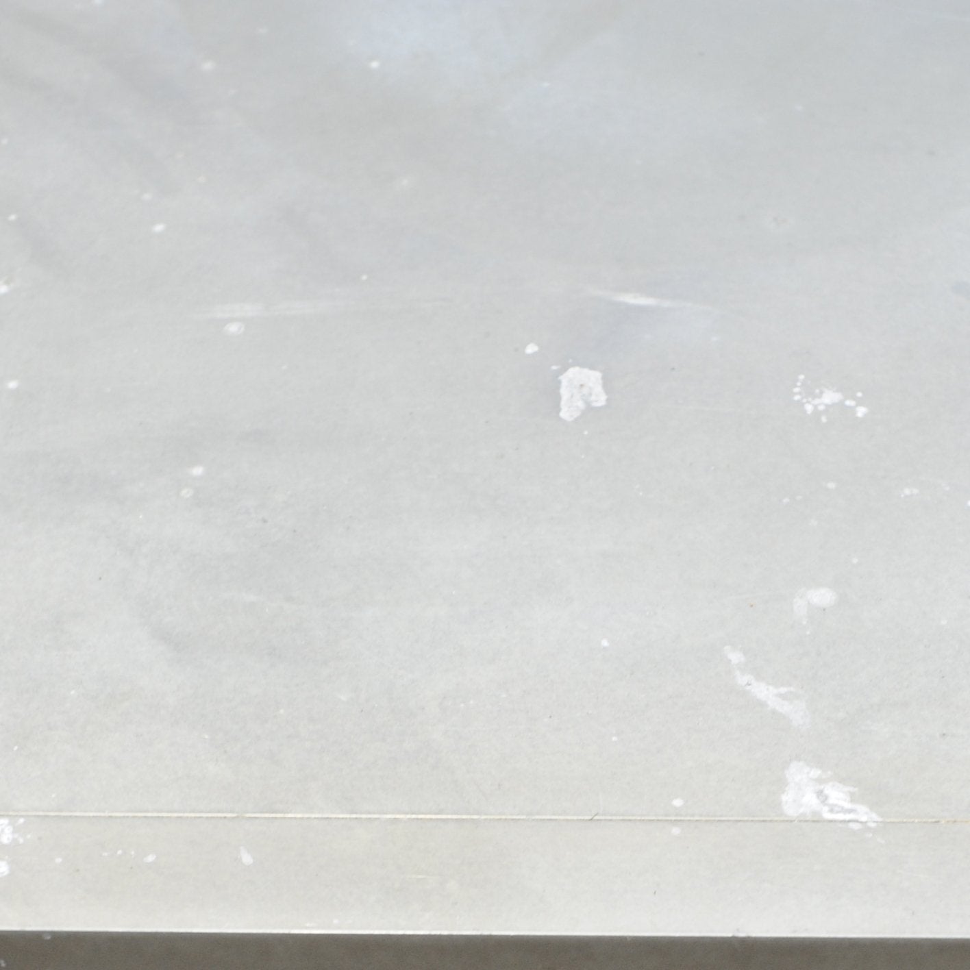Zinc Square Coffee Table with Turned Oak Legs by Conran, 1980s