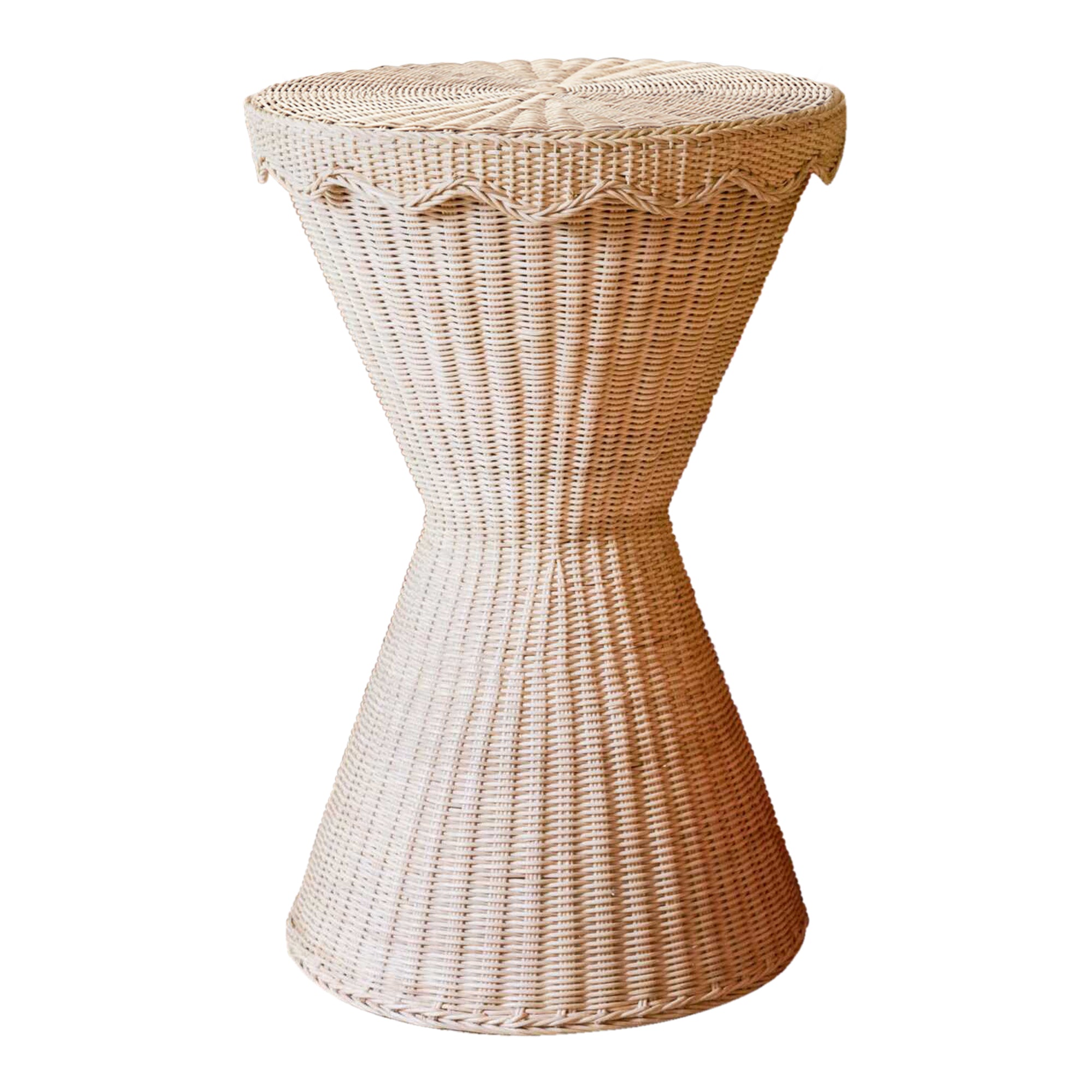 Damru Rattan Side Table
