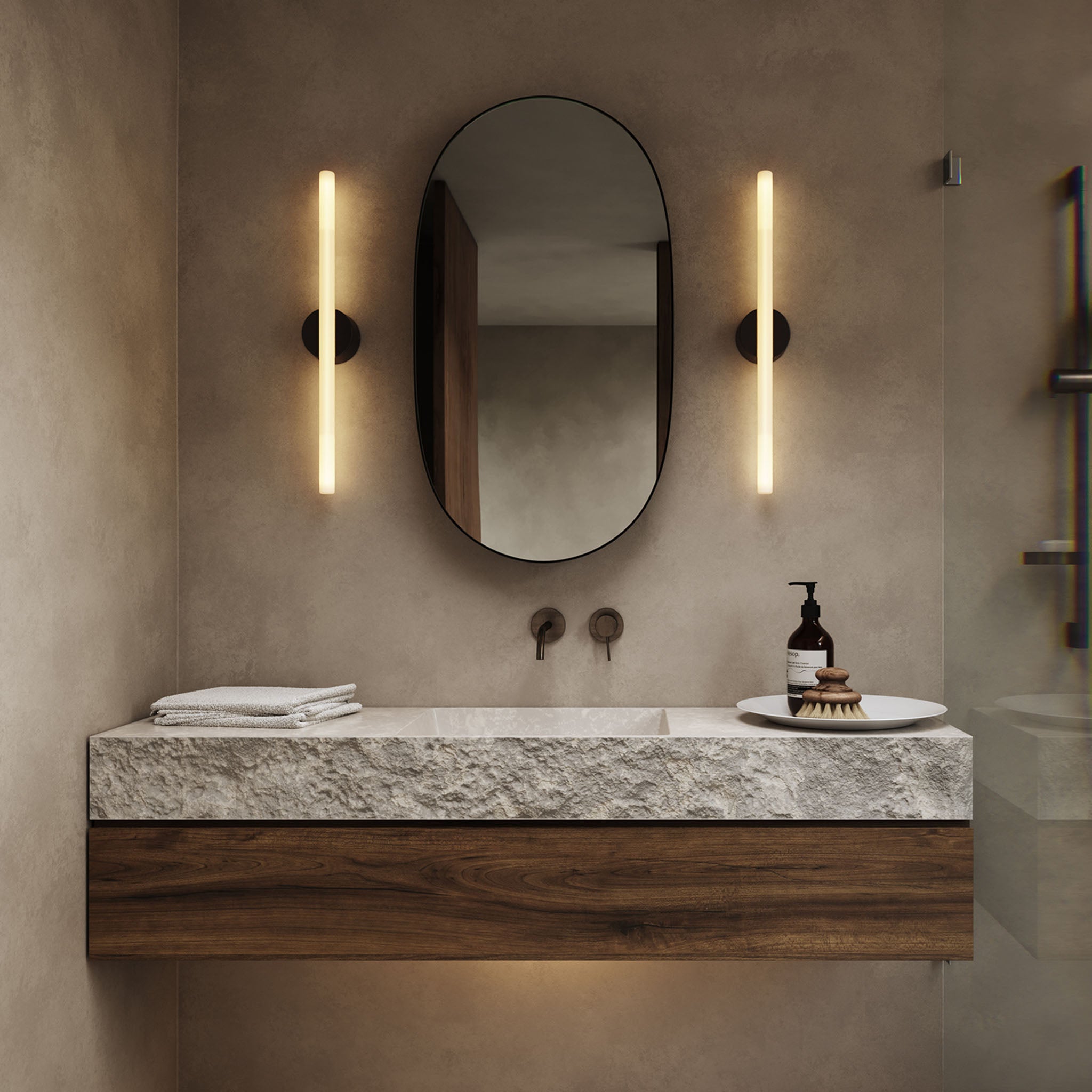 Kilter Wall Light - Dark Grey