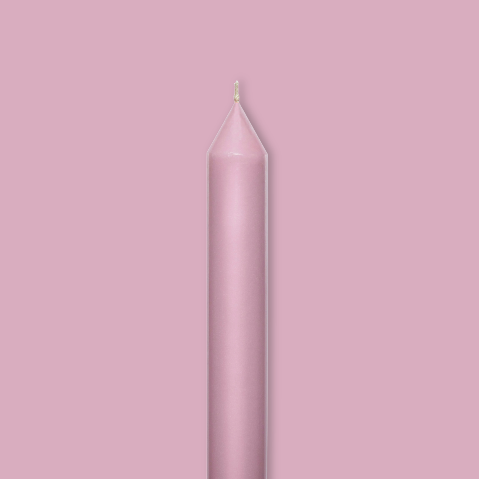 Dusty Lilac Tapered Candle Pair