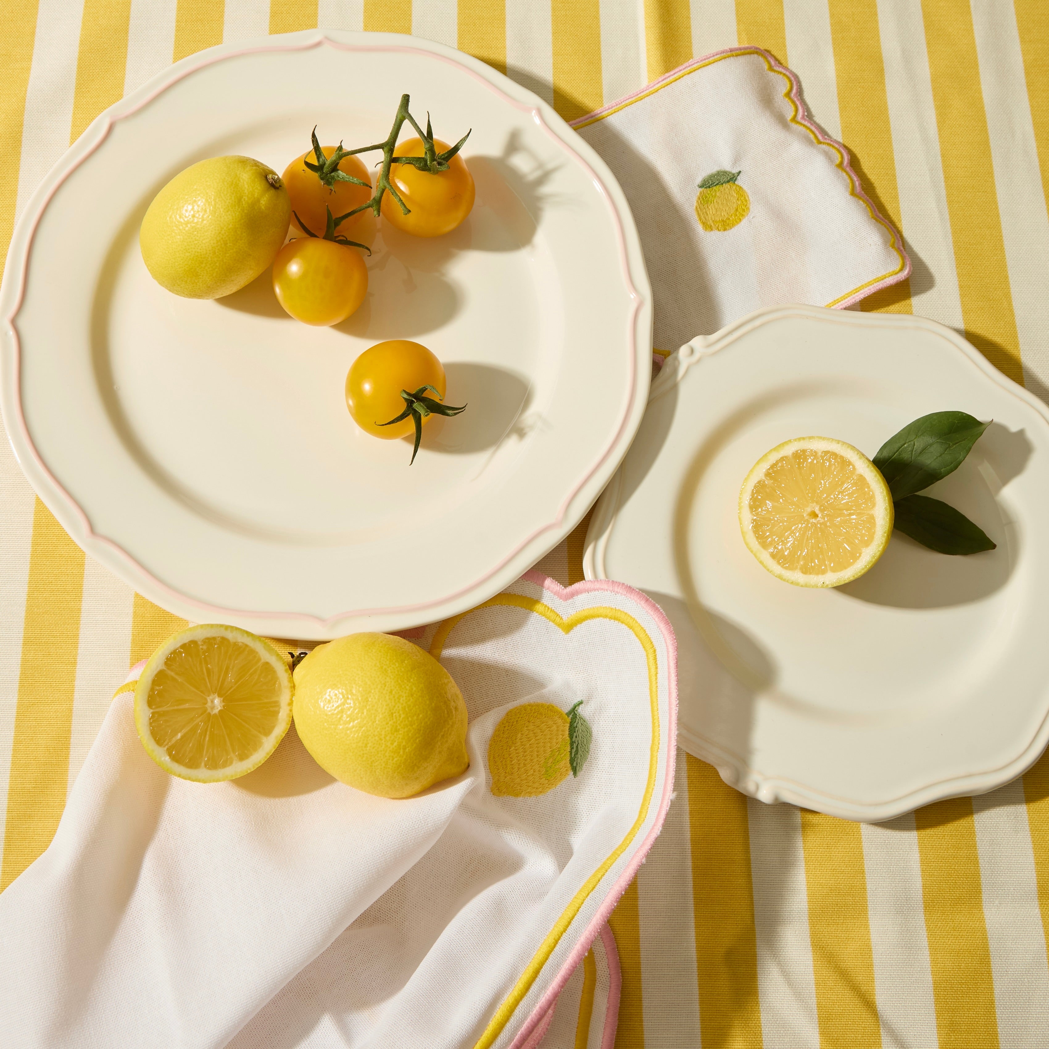 Sicilian Lemon Napkins (Set of 4)