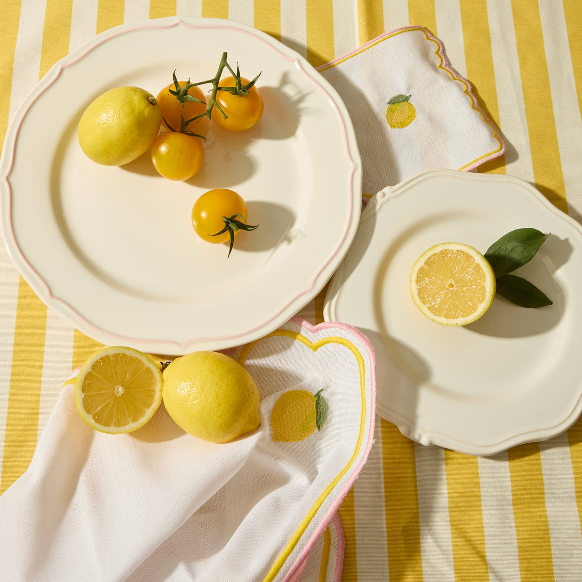 Sicilian Lemon Napkins (Set of 4)