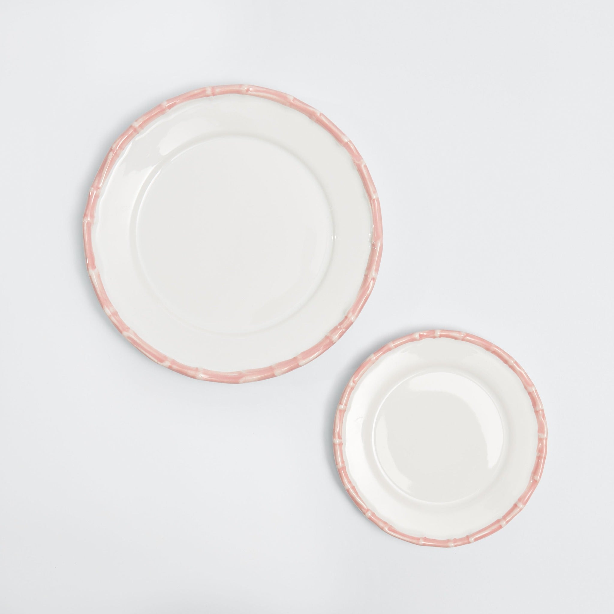 Large Pink Bamboo Dinner Plate (1 Piece)