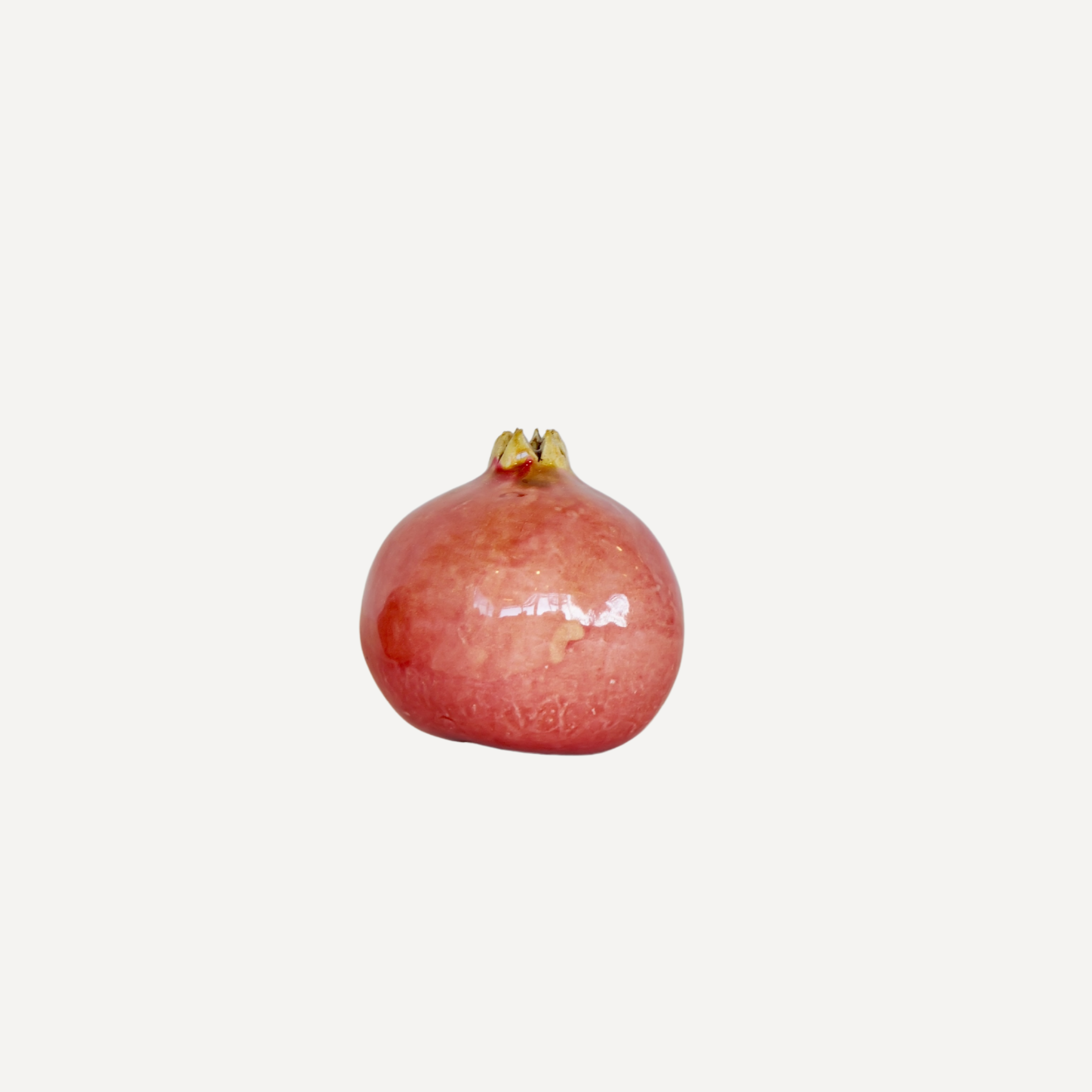 Handmade Ceramic Glazed Pomegranate Decorative