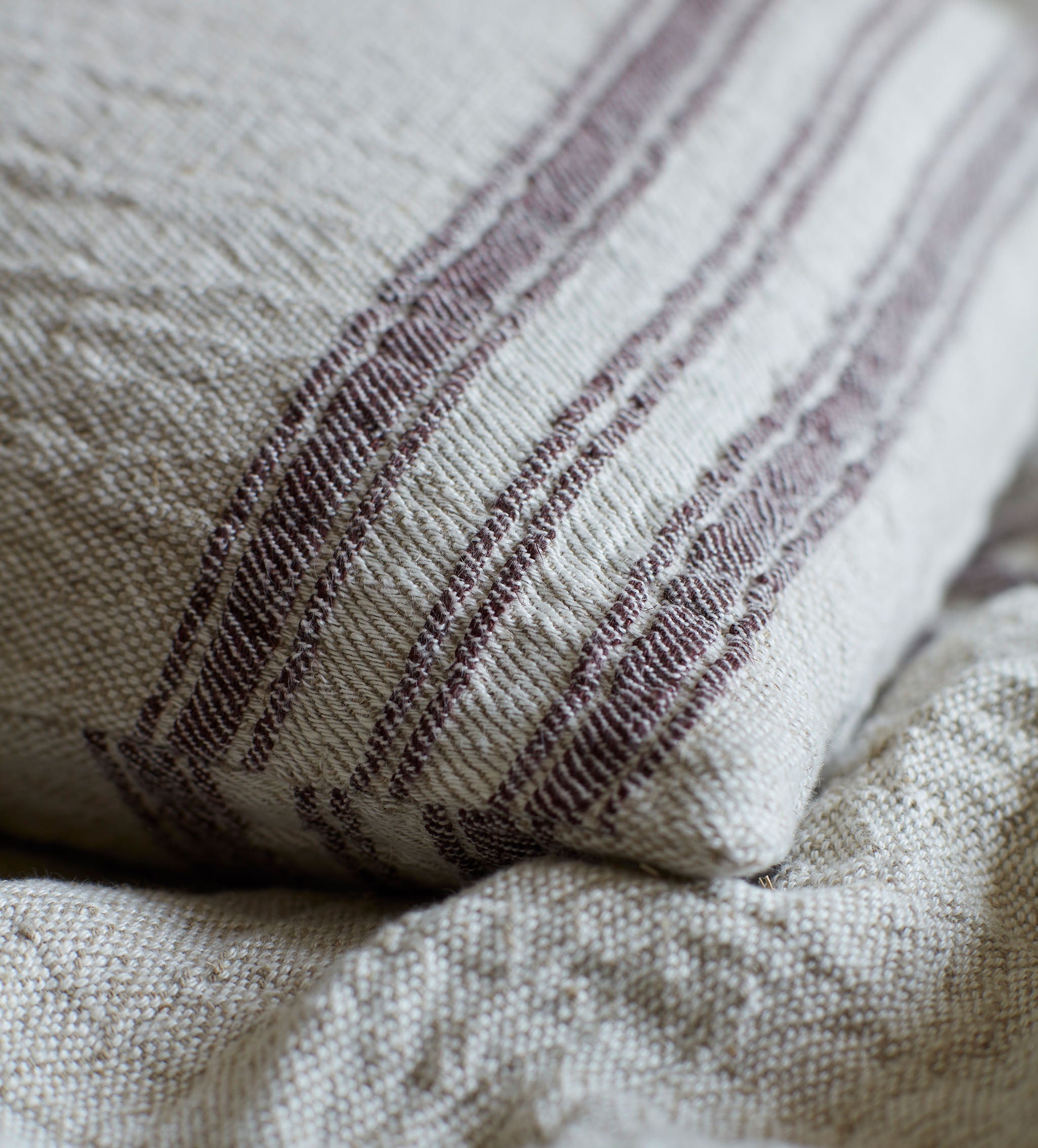 Natural Elijah 100% Linen Cushion Cover