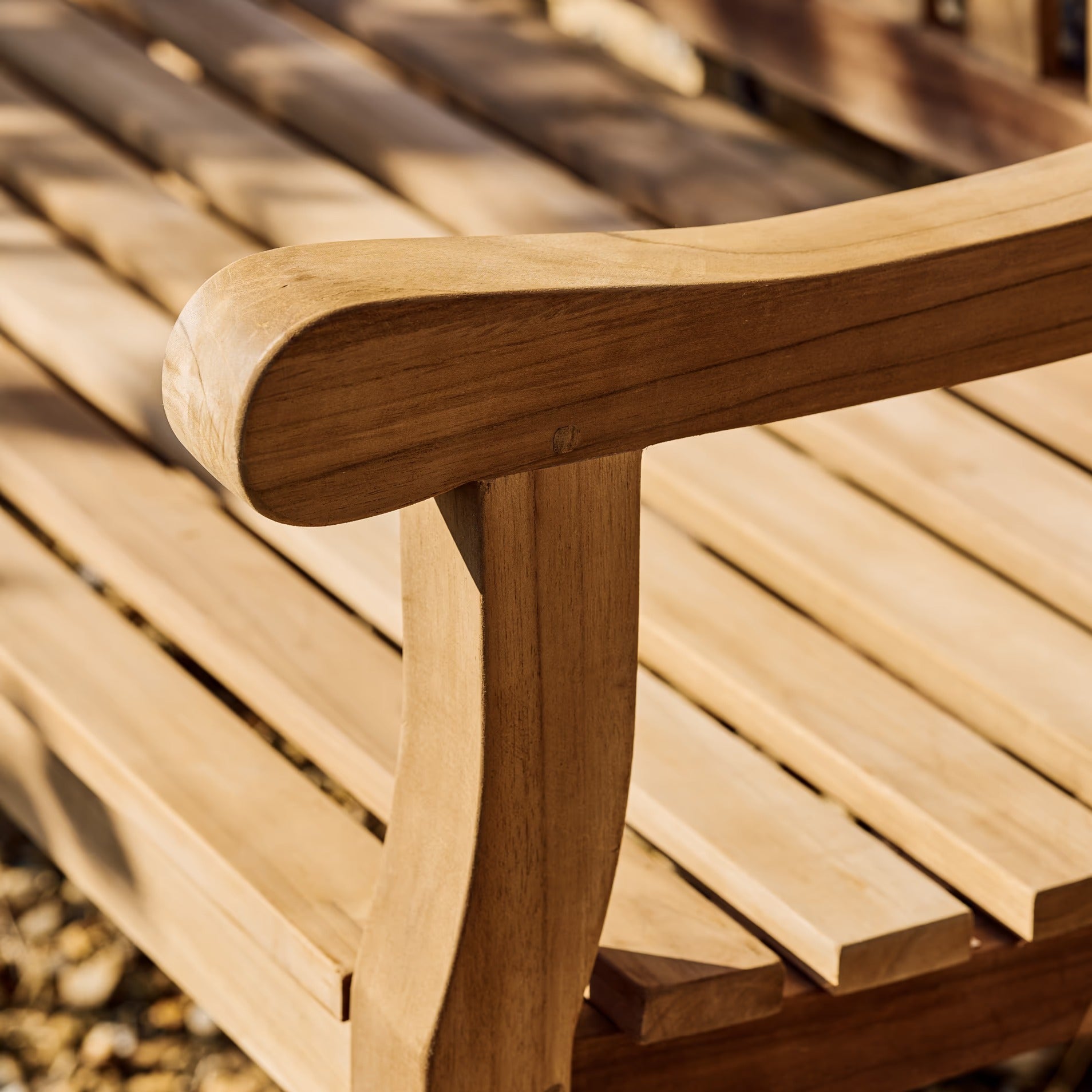 Ergo Teak Bench