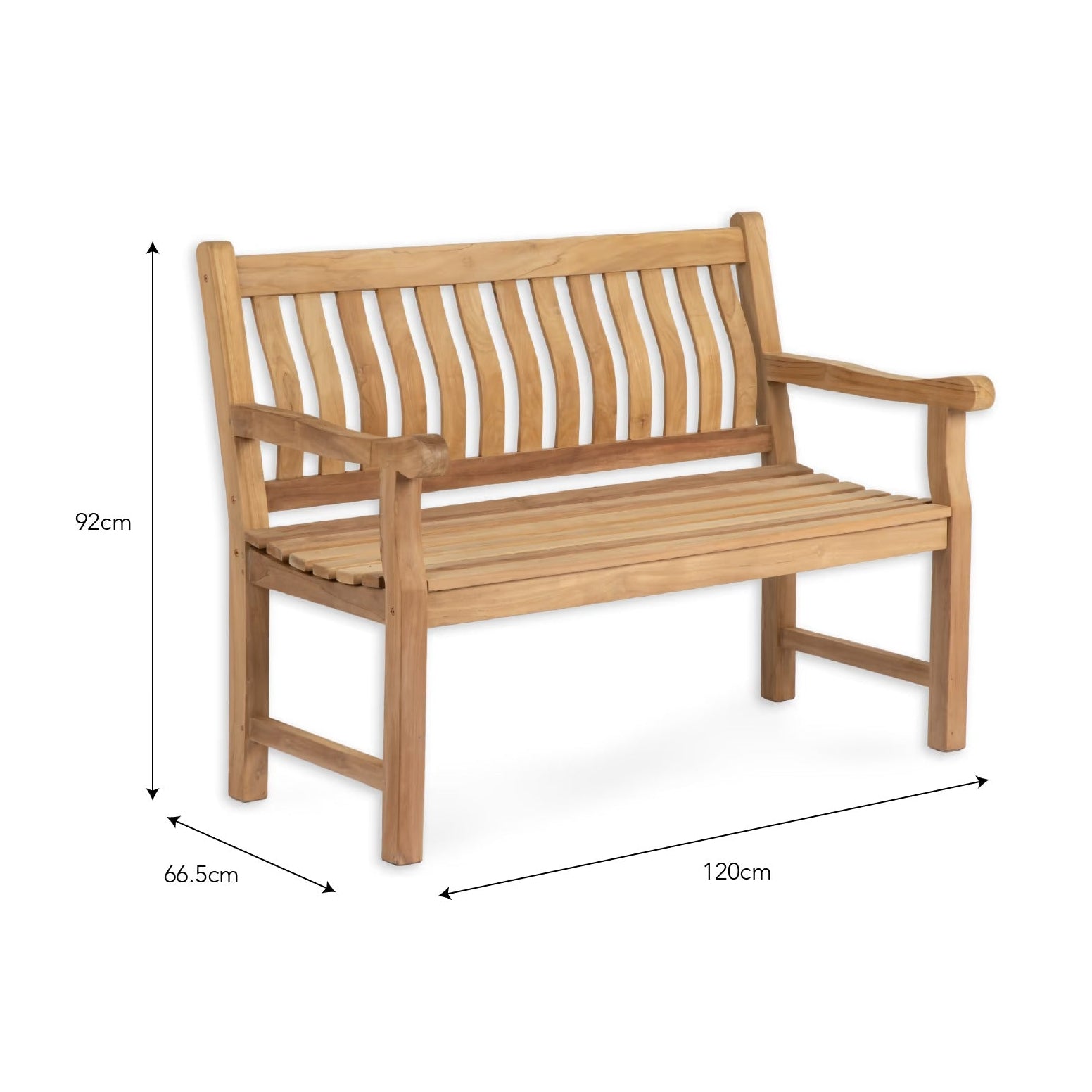 Ergo Teak Bench