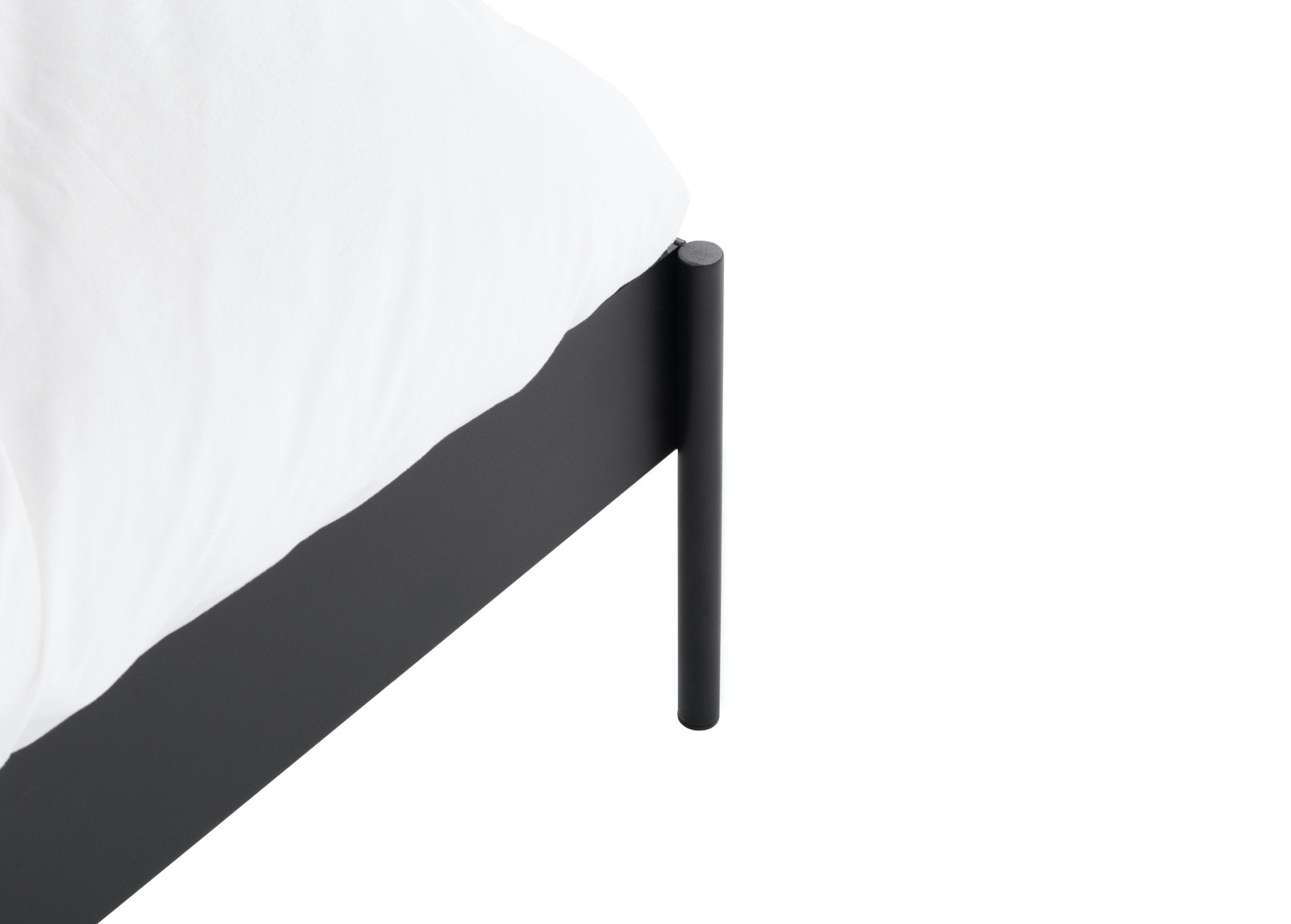 Eton Black Steel Bed