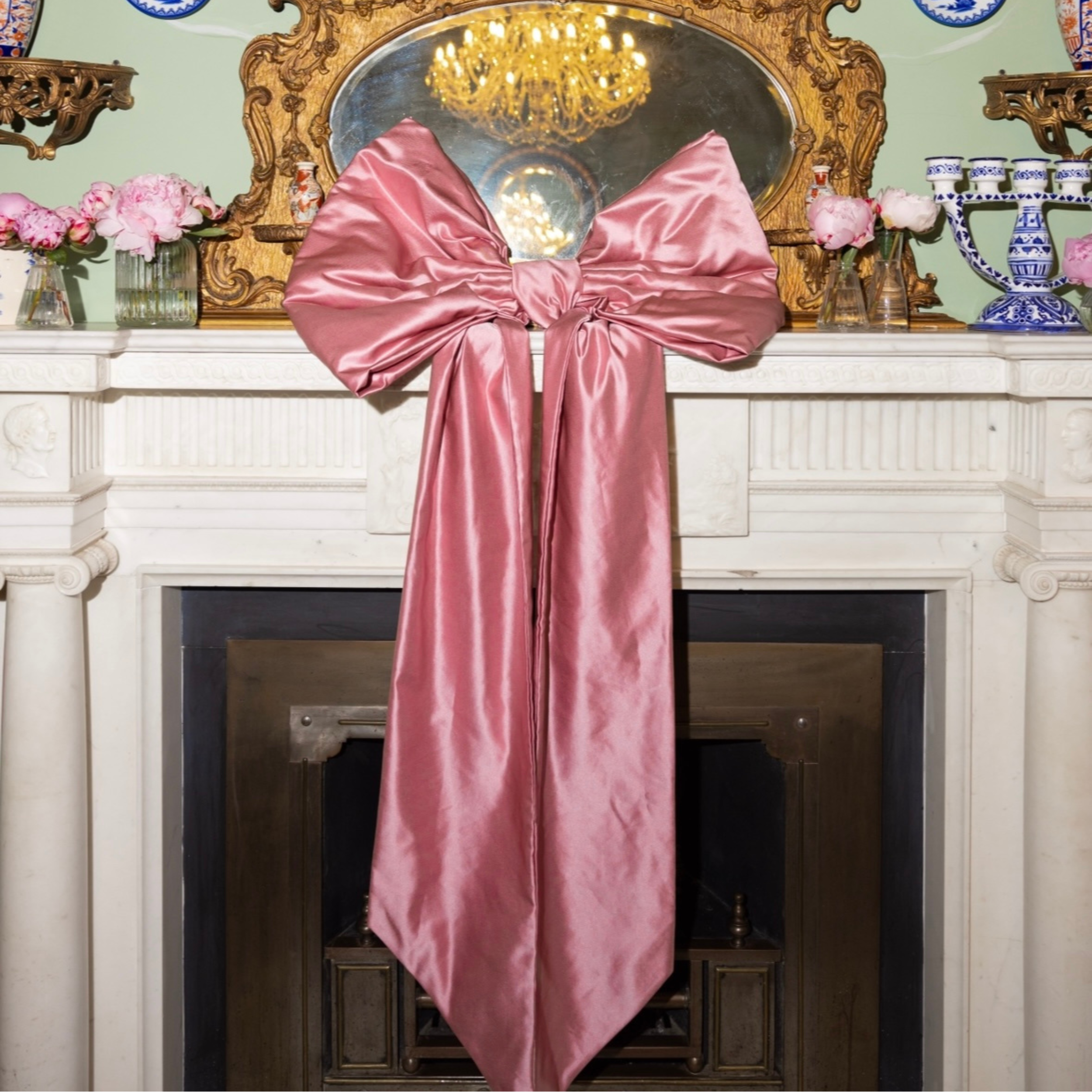 Pink Satin Bow
