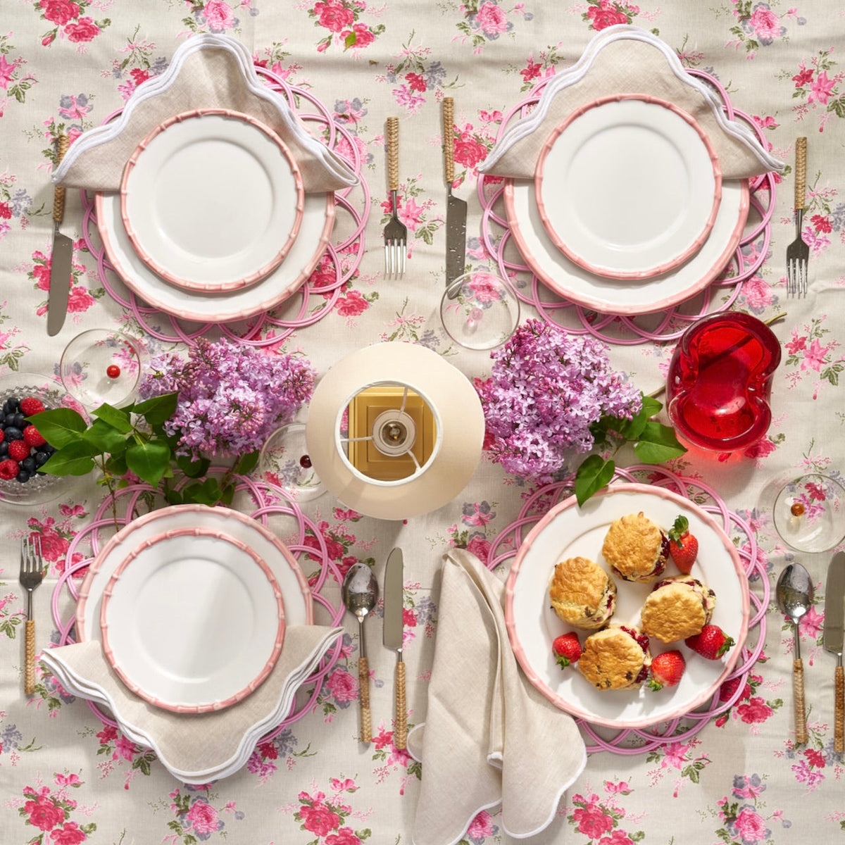 Foxley Rose Tablecloth