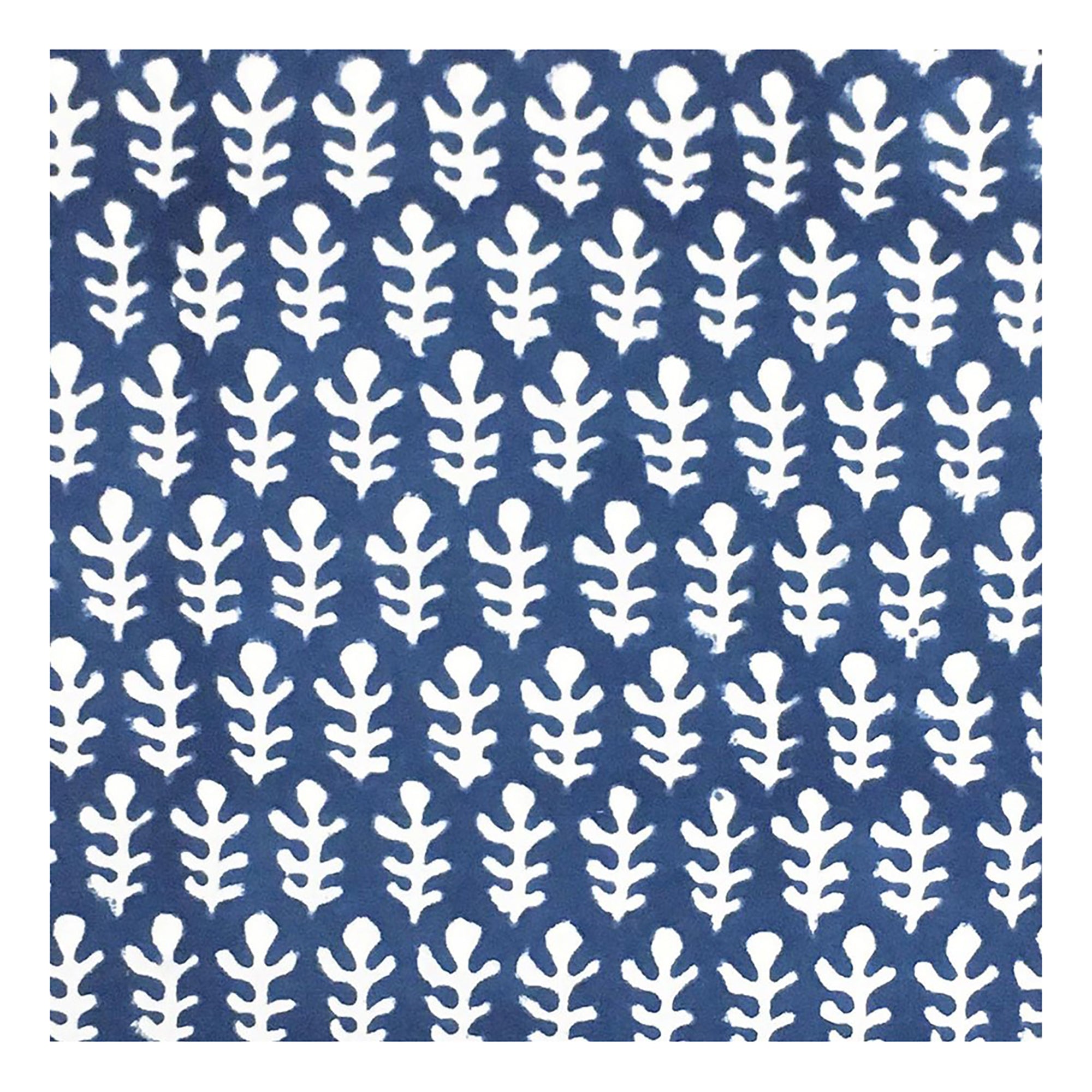 Bagru Block printed Fabric Cotton Dark Blue