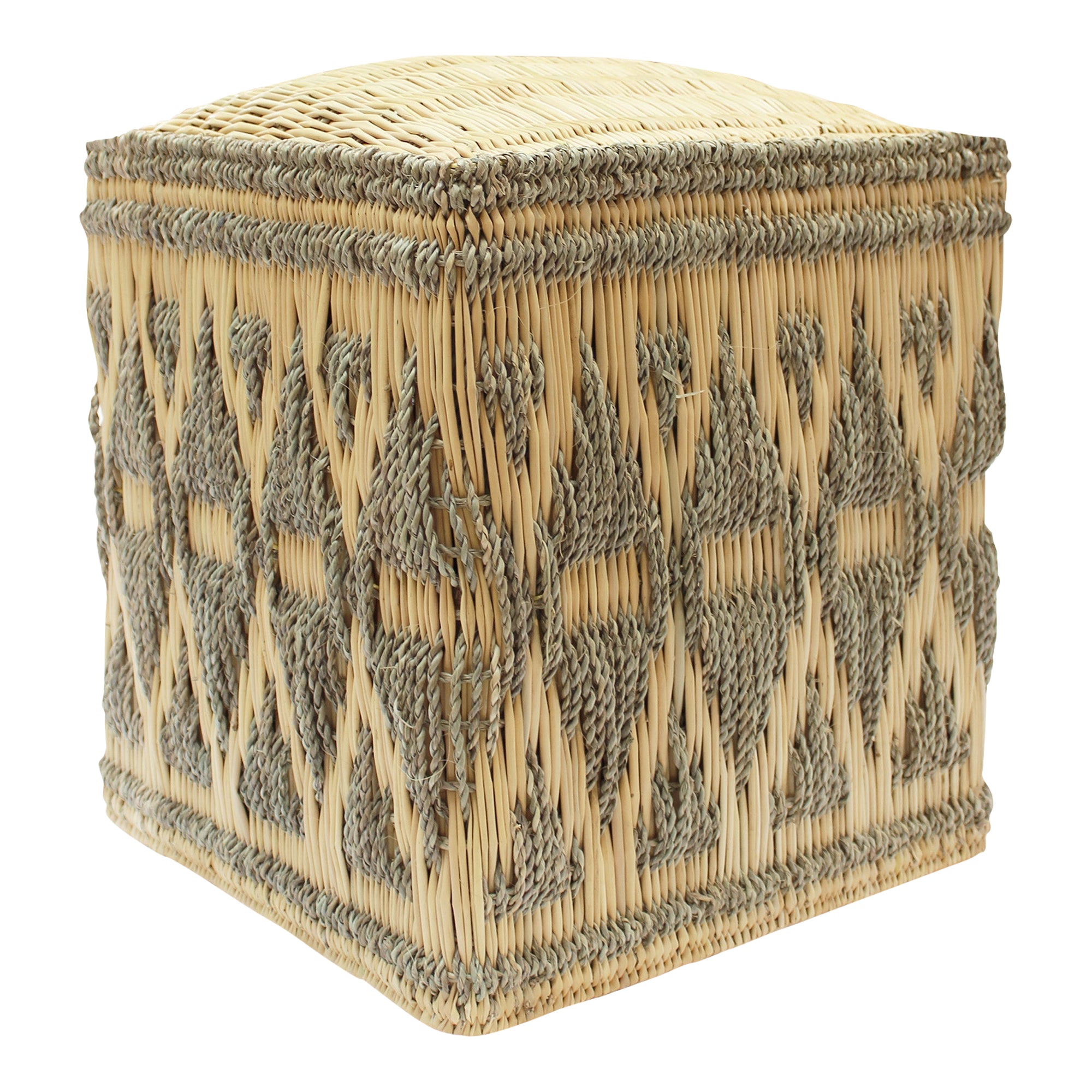 Fez Wicker Stool, Natural