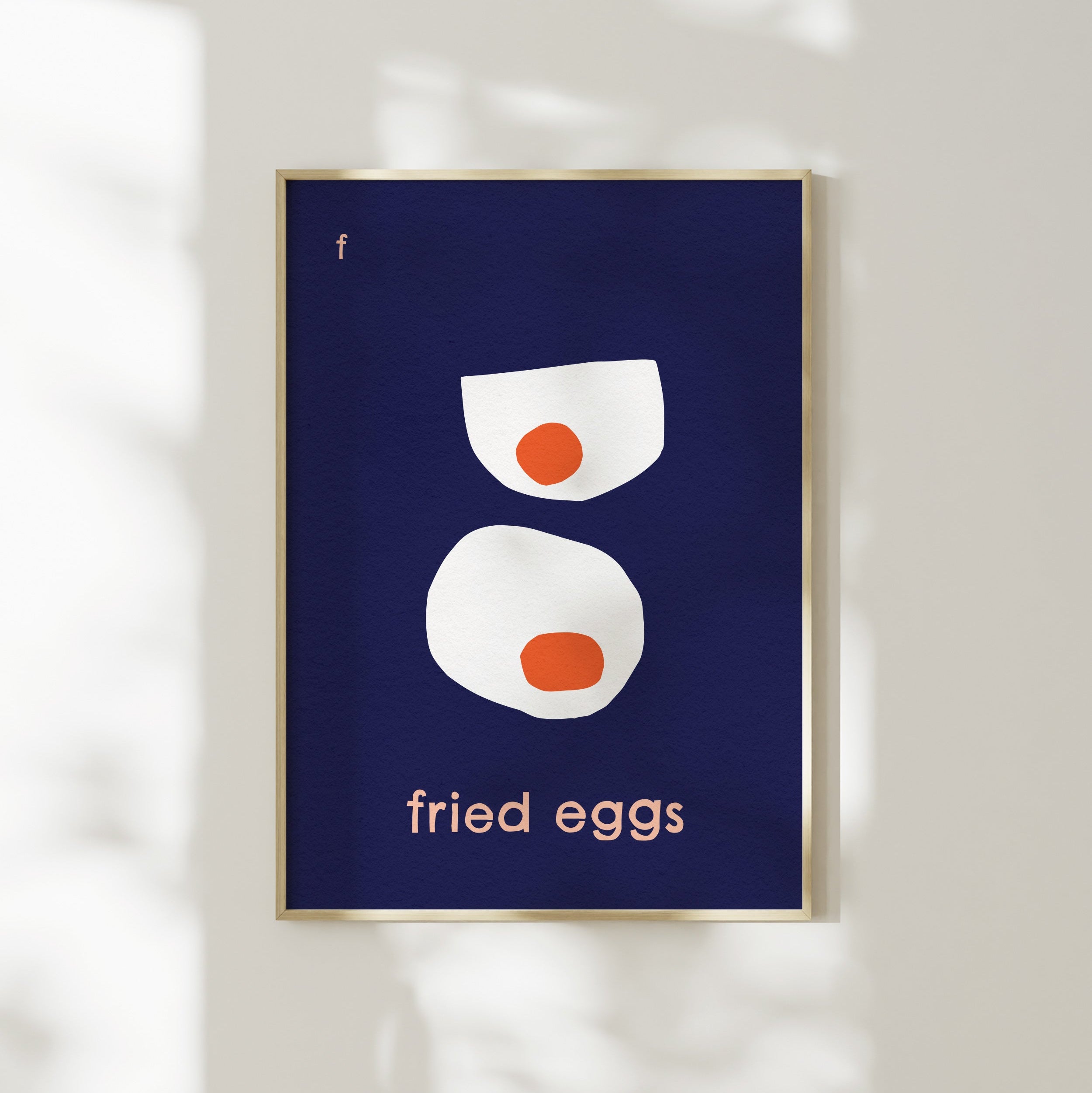 F for Fried Eggs | Giclée Fine Art Print