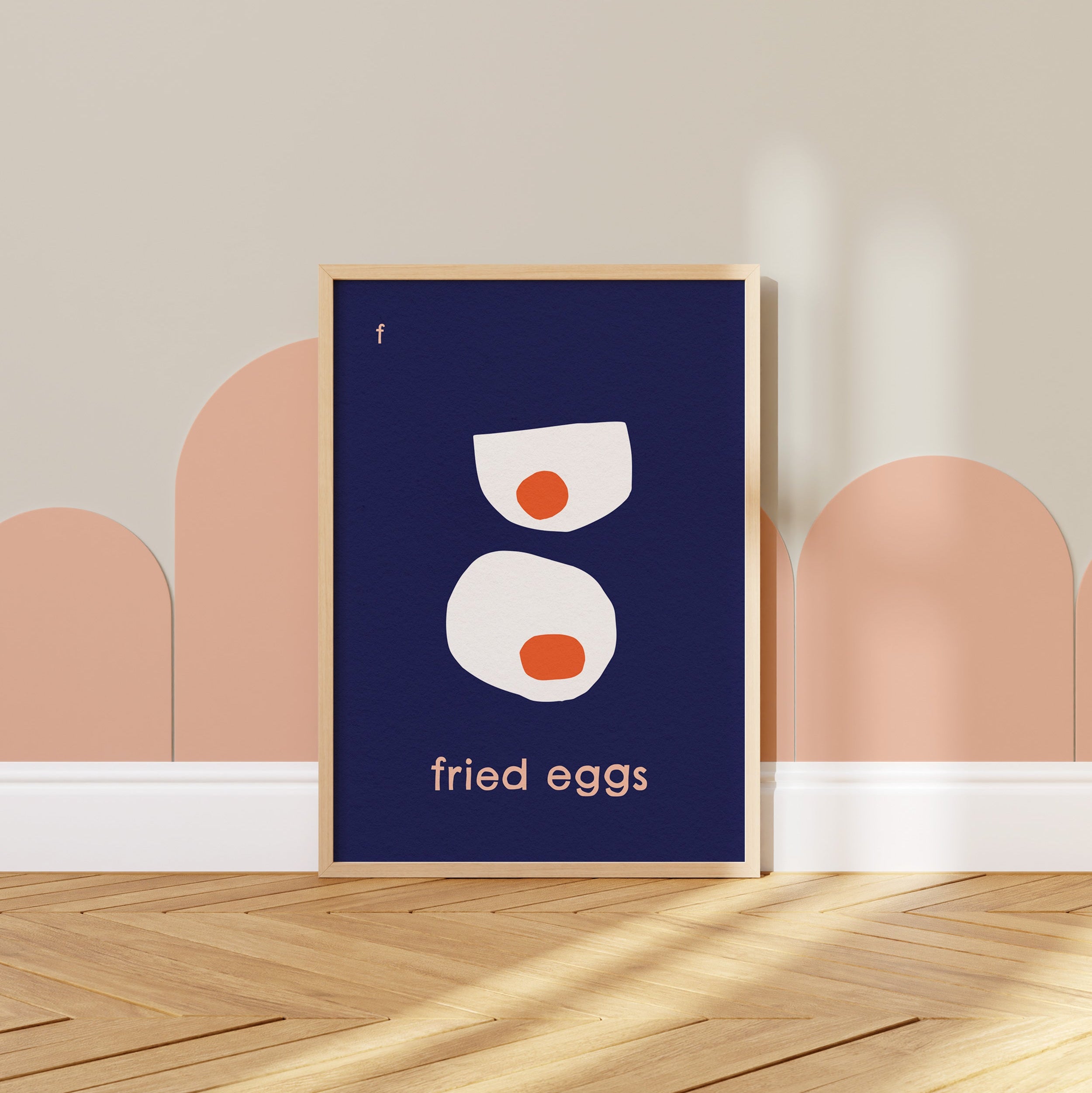F for Fried Eggs | Giclée Fine Art Print