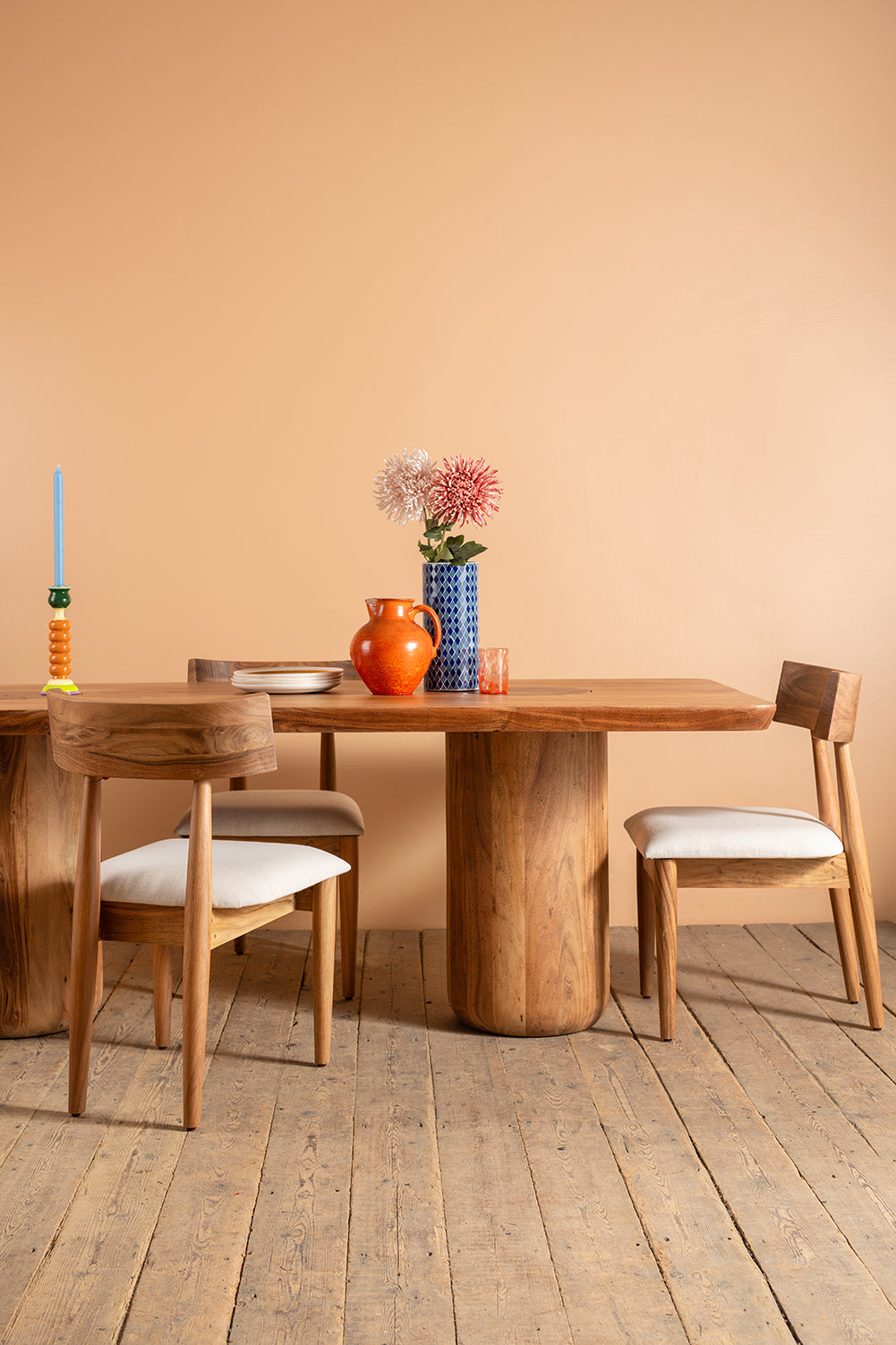 Landis Acacia Wood Natural Finish Dining Table